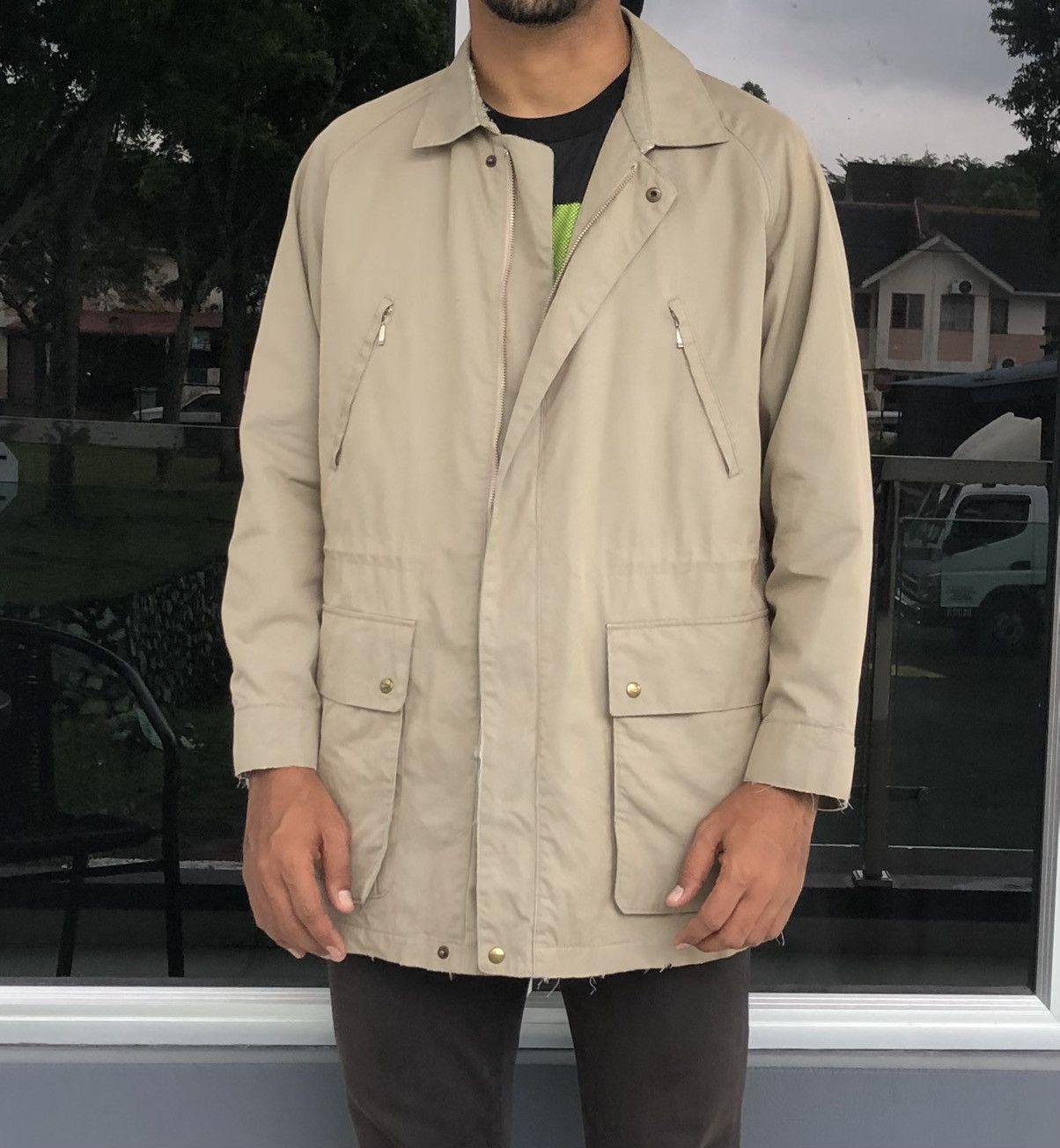 Burberry Vintage Burberrys Lined Novacheck THRASHED Coat Jacket Size US M / EU 48-50 / 2 - 4 Thumbnail