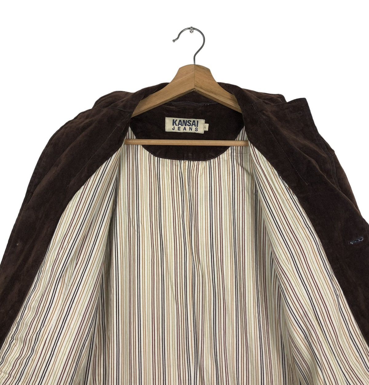Japanese Brand 🔥VINTAGE CHORE VELVET WORK JACKET KANSAI JEANS BLANKET Size US L / EU 52-54 / 3 - 14 Thumbnail