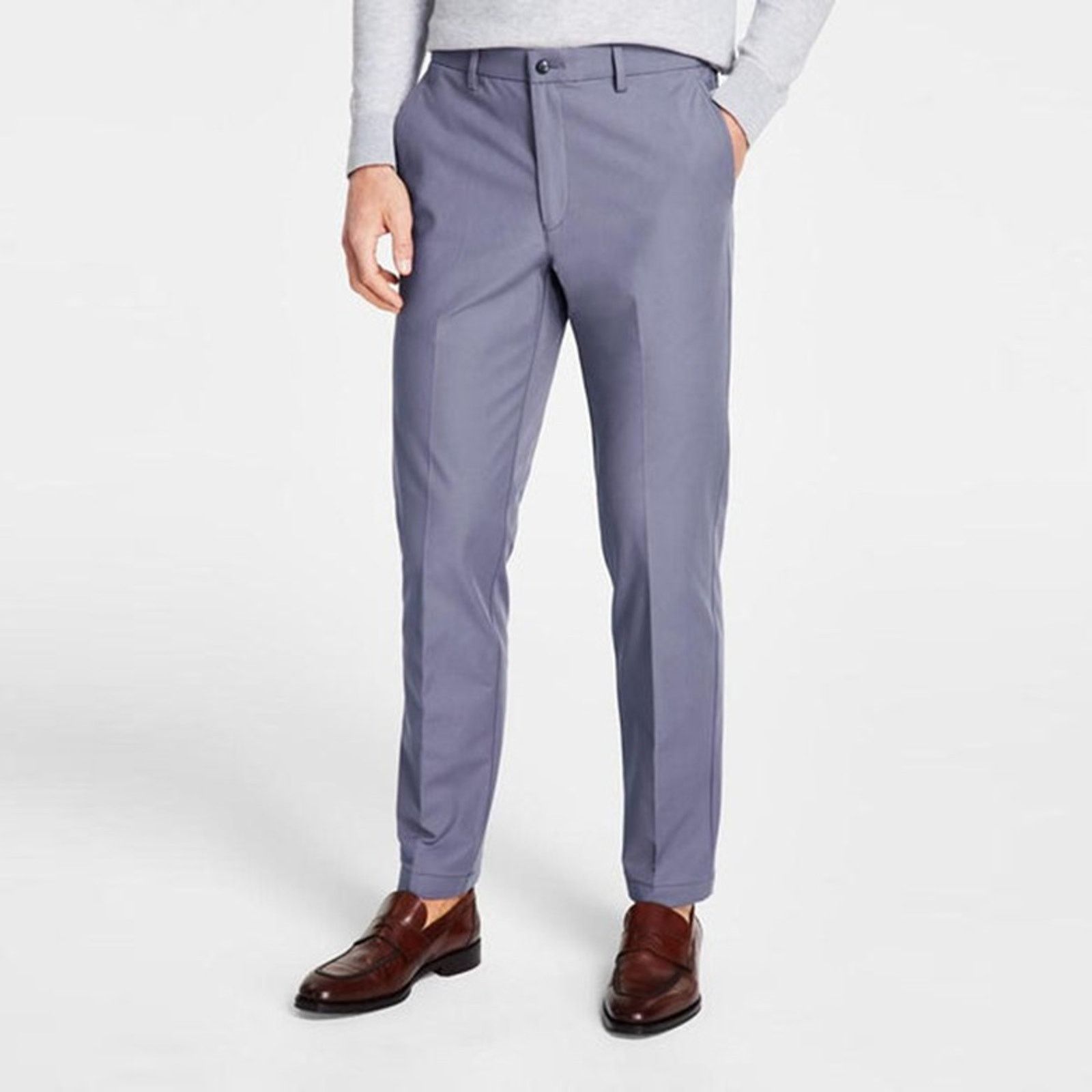 Michael Kors Michael Kors Men's Ash Blue Classic Dress Pants Size 38x34 Size US 38 / EU 54 - 1 Thumbnail