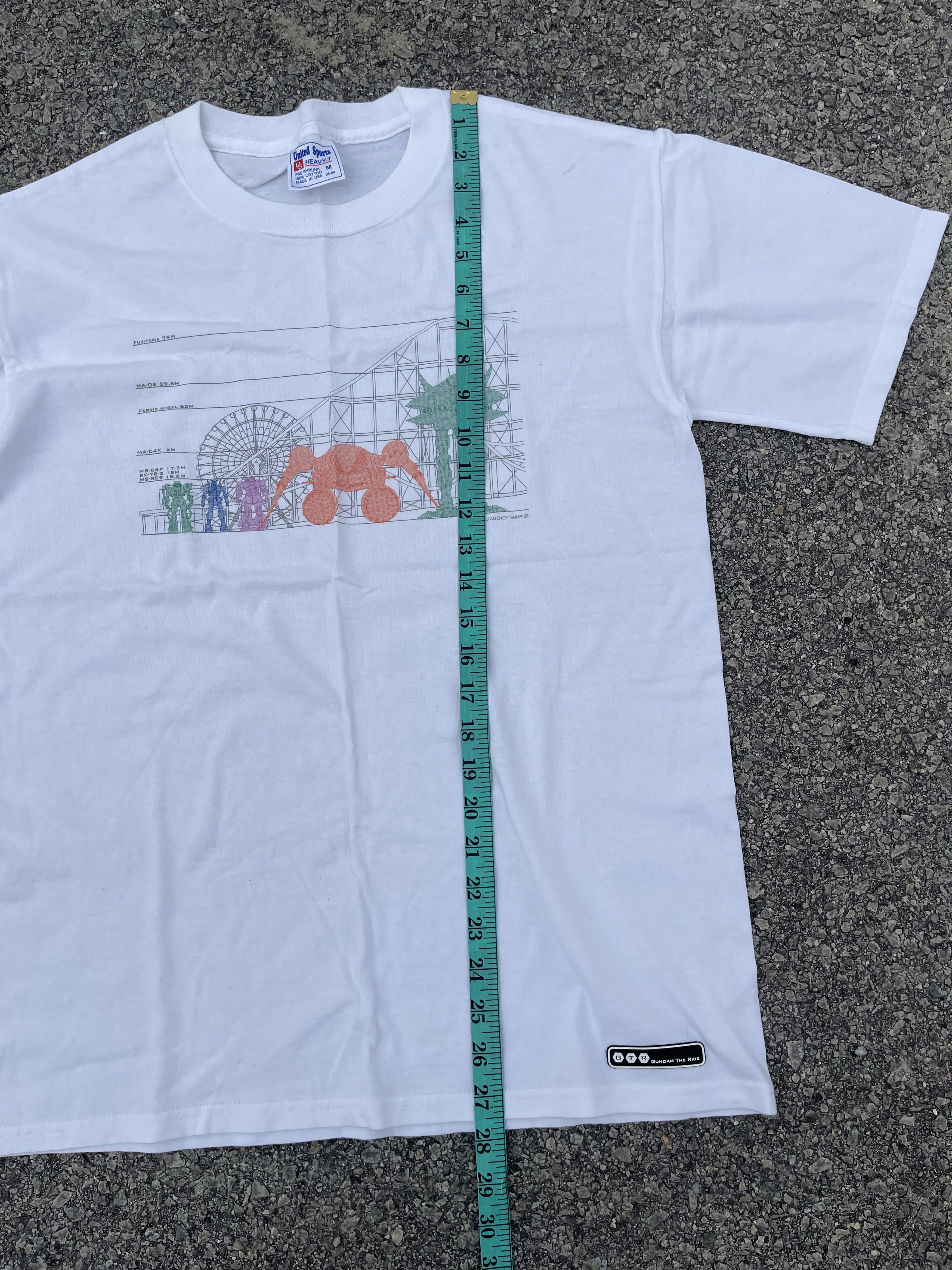 Anime Vintage y2k Gundam White Tee Shirt Size US M / EU 48-50 / 2 - 12 Thumbnail