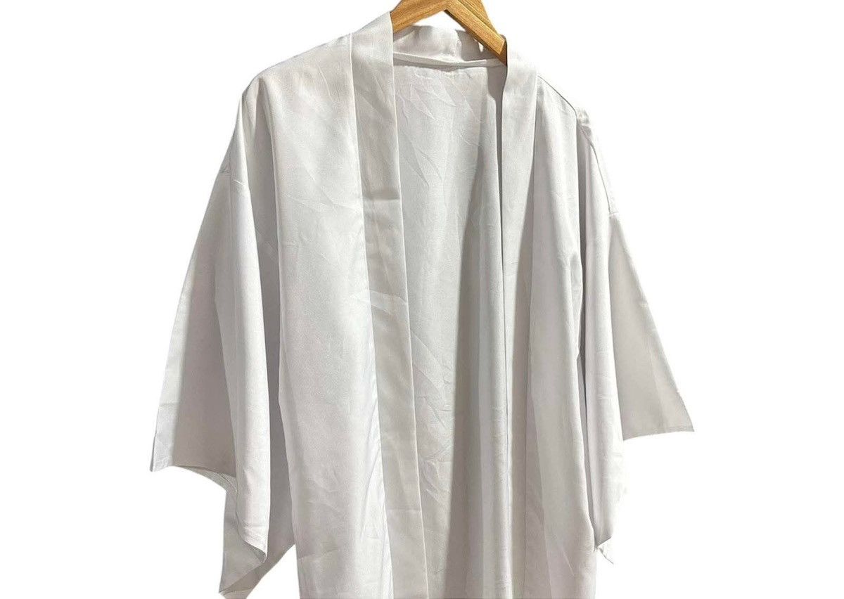 Japanese Brand × Vintage 🔥Sick Vintage Japanese White Yukata Kimono All White Style Size US XL / EU 56 / 4 - 2 Thumbnail