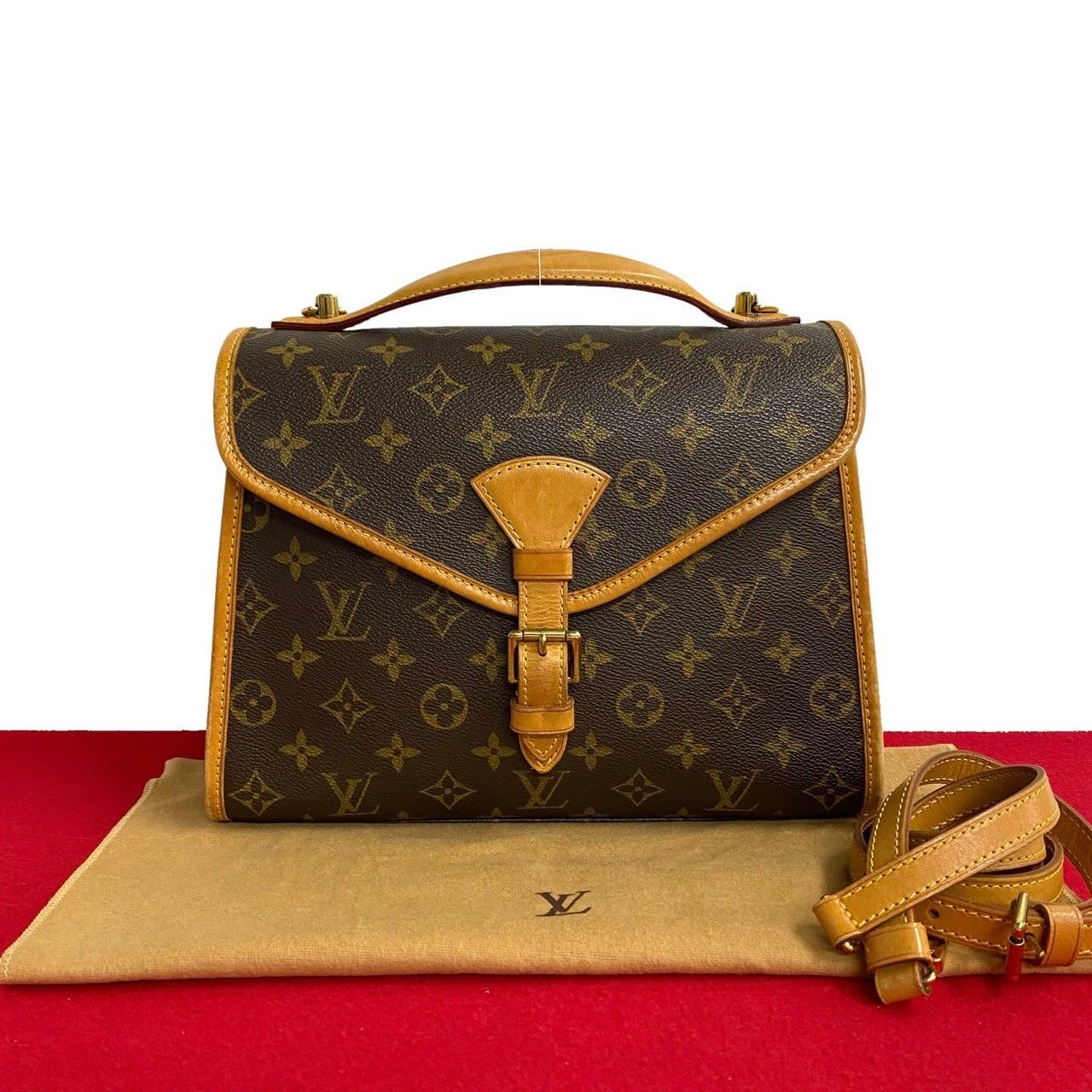 image of Louis Vuitton Monogram Bel Air in Brown, Women's
