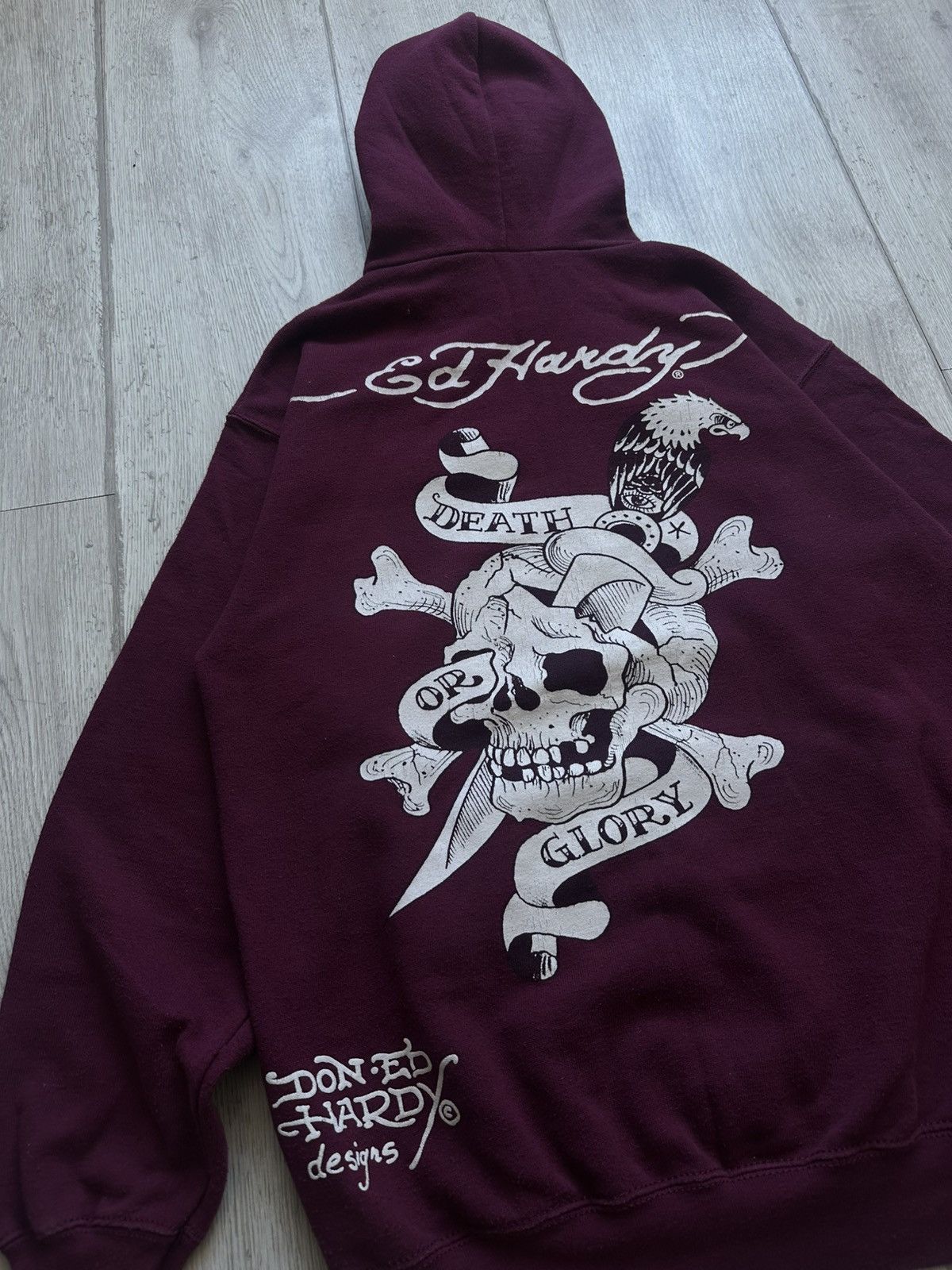 Ed Hardy Ed hardy Y2K Vintage Hoodie Size US S / EU 44-46 / 1 - 6 Thumbnail