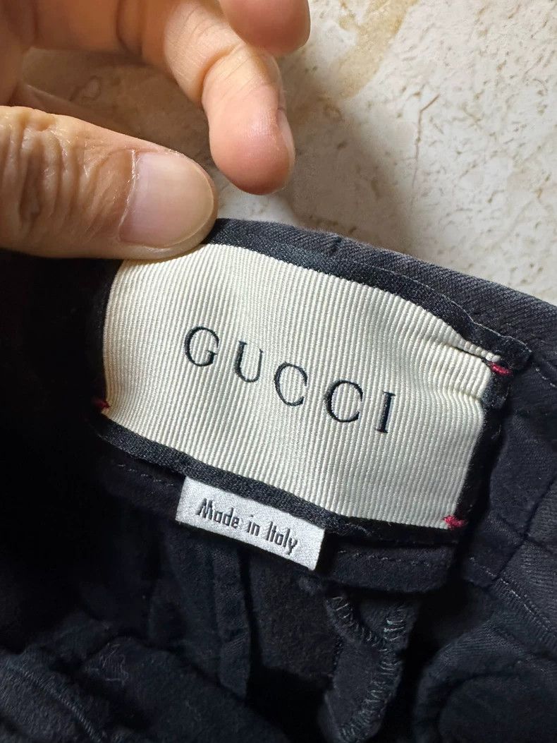 Gucci GucciSide logo school uniform workwear pants 2503-Nextarrow Size US 34 / EU 50 - 4 Thumbnail
