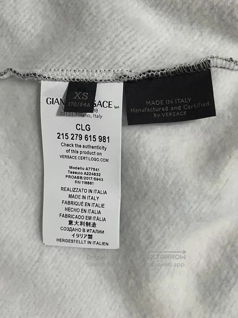 Versace Versace Printed sweatshirt Size US XS / EU 42 / 0 - 6 Thumbnail