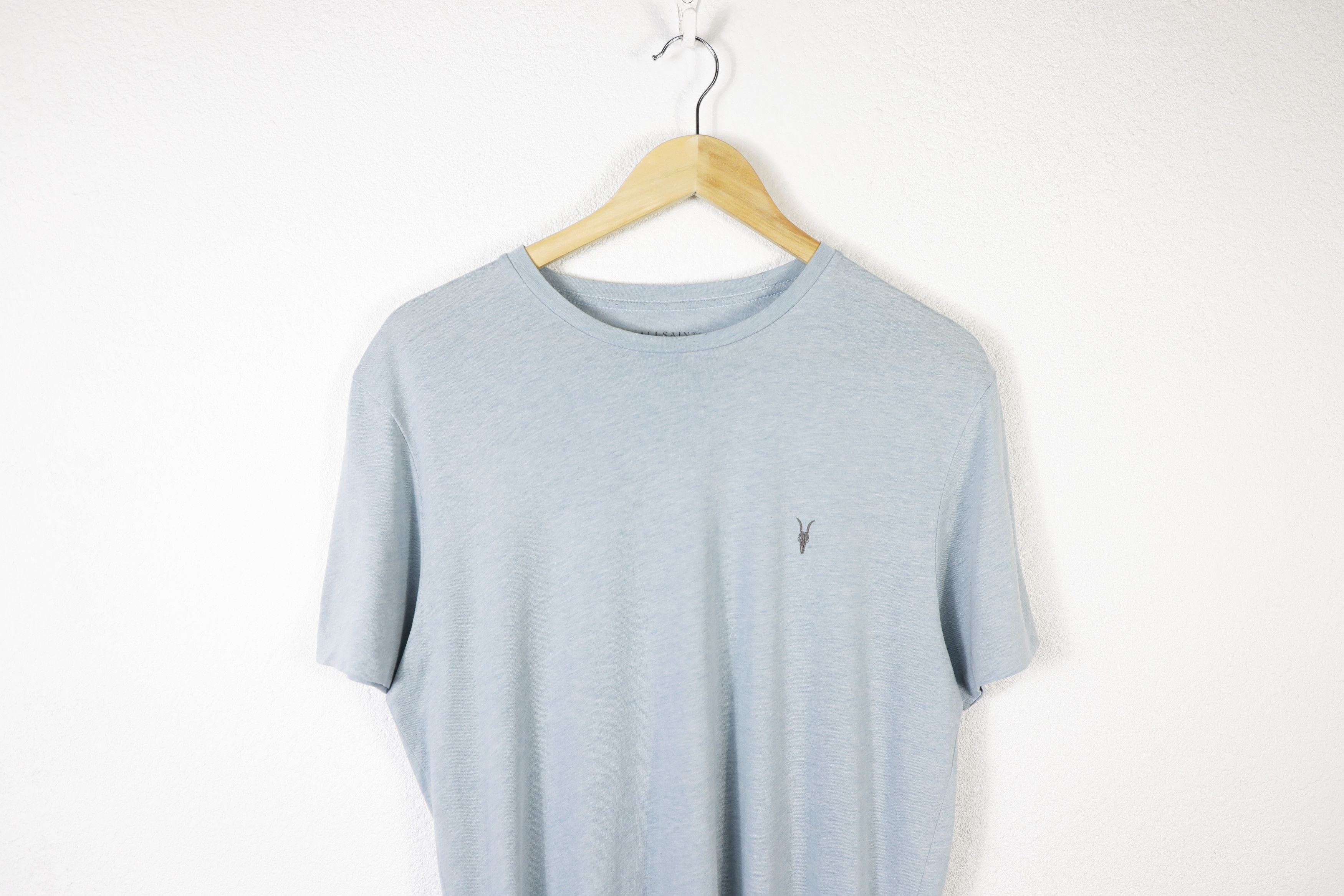 Allsaints All Saints Logo Tonic SS Crew Tee T-shirt Blue Medium Size US M / EU 48-50 / 2 - 2 Thumbnail