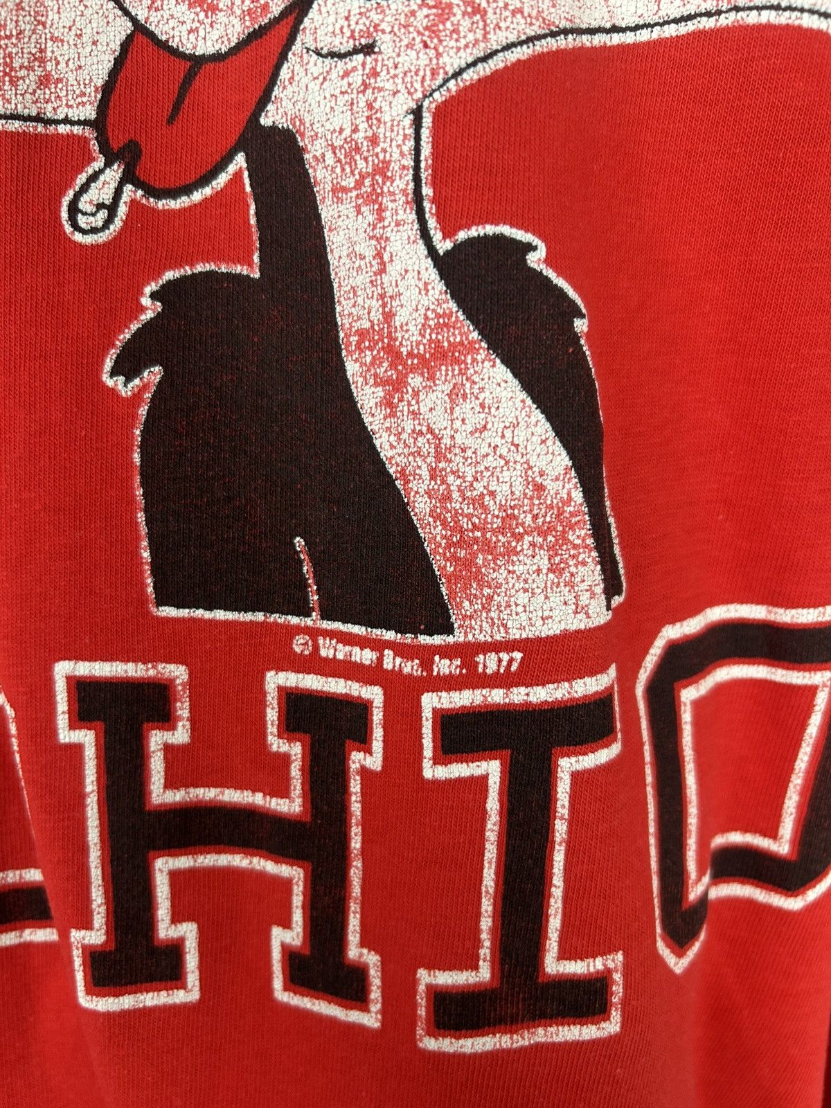 Vintage Vintage 1977 Warner Bros Ohio Graphic Tee Rare Archive Size US L / EU 52-54 / 3 - 4 Thumbnail