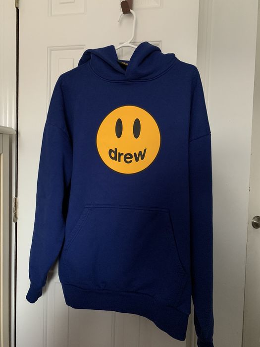 Blue drew hoodie hot sale