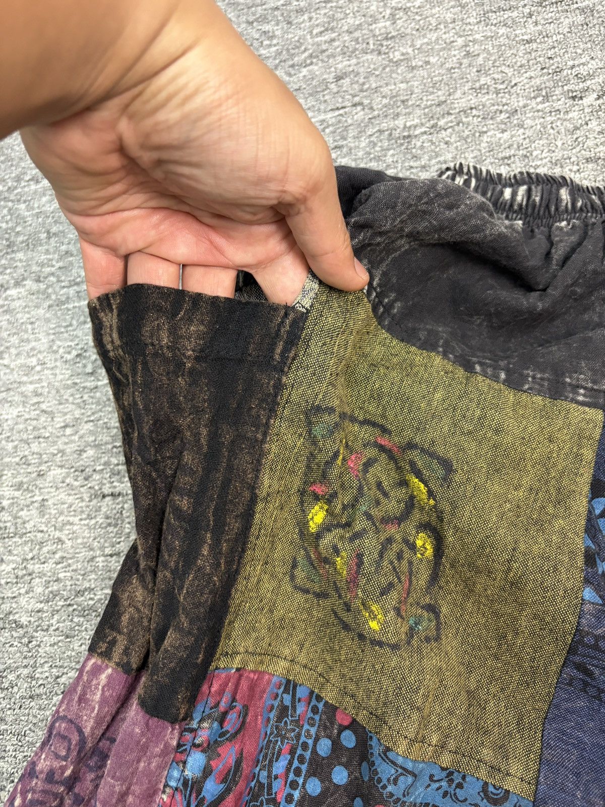 Japanese Brand Patchwork Harem Trousers Joggers Kapital Paisley Style Size US 28 / EU 44 - 4 Thumbnail