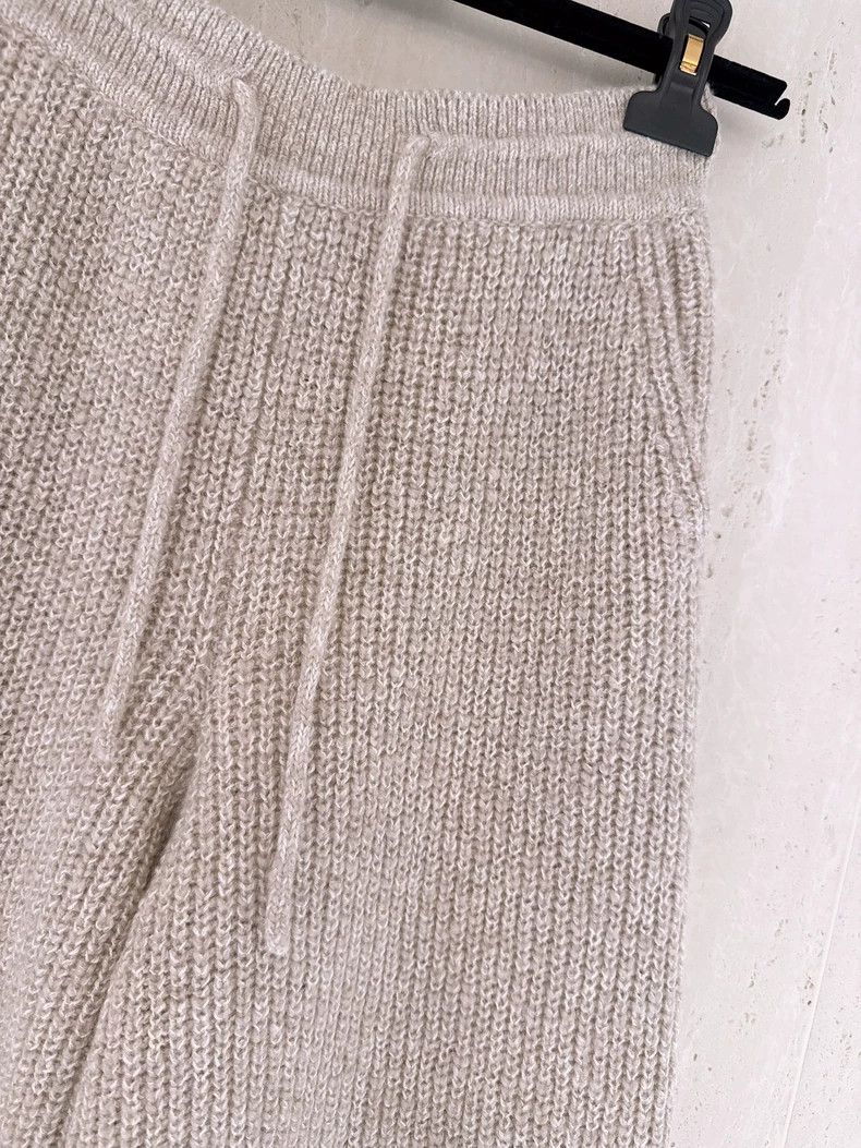 Loro Piana LORO PIANA sizeXS 24 Autumn garden sand color cashmere knit Size 26" / US 2 / IT 38 - 3 Thumbnail