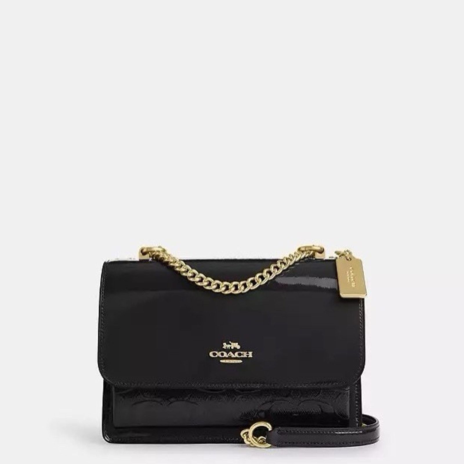 Coach NWT Coach Women's Klare Crossbody Bag Patent Leather CV397 Size ONE SIZE - 6 Thumbnail