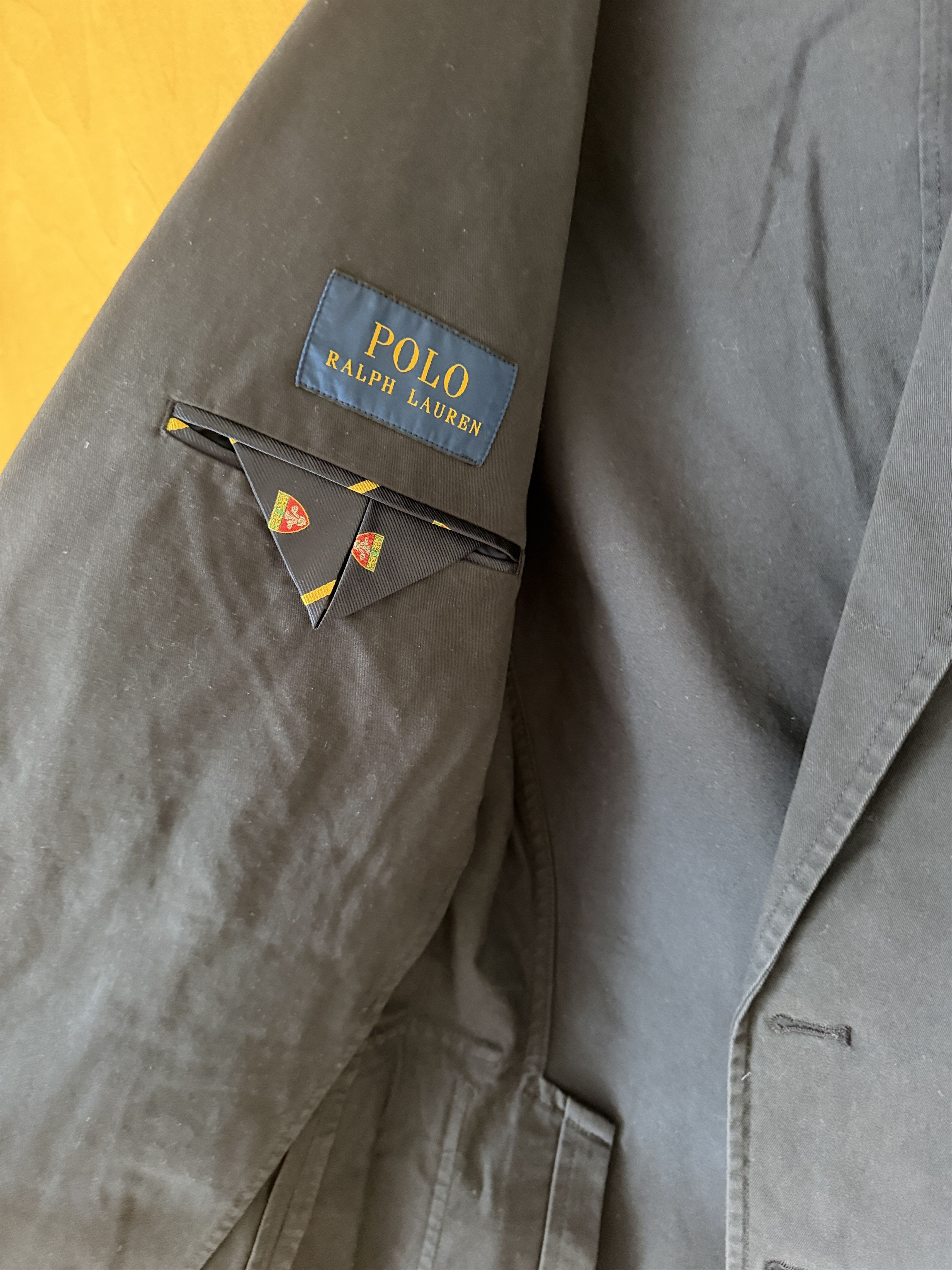 Polo Ralph Lauren Unconstructed Tailored Chino Jacket Polo Ralph Lauren Size 38R - 6 Thumbnail