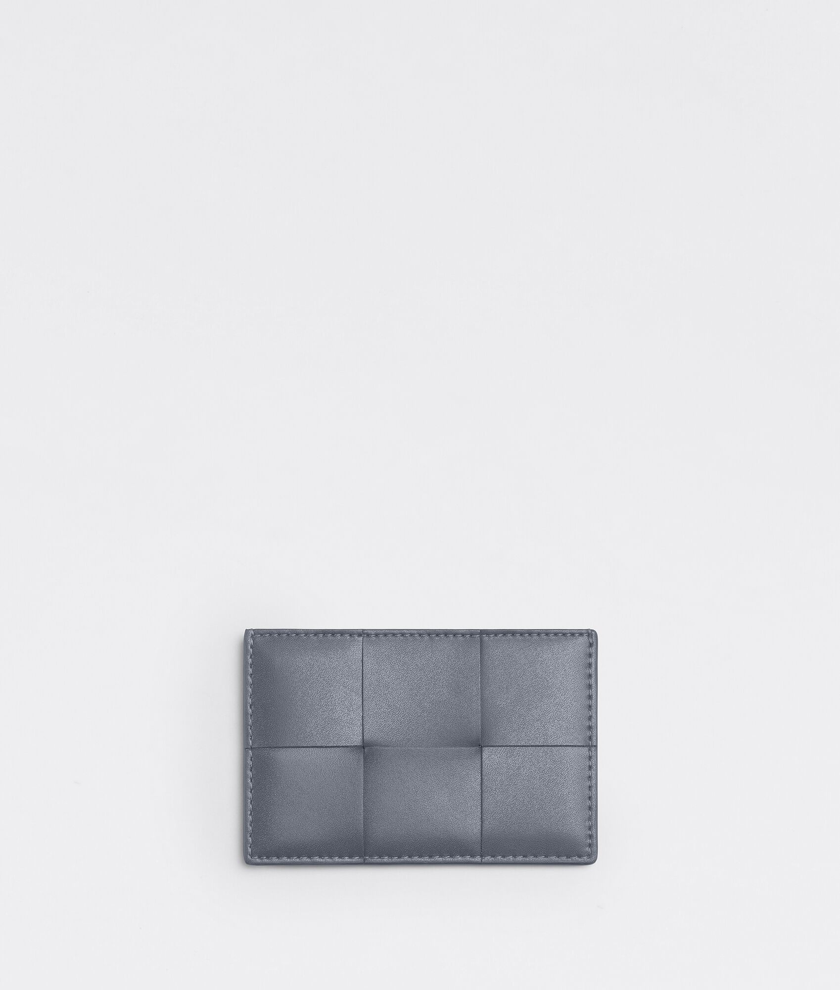 Bottega Veneta o1n1vont0725 Size: OS / Cassette Credit Card Case in Grey Size ONE SIZE - 1 Thumbnail