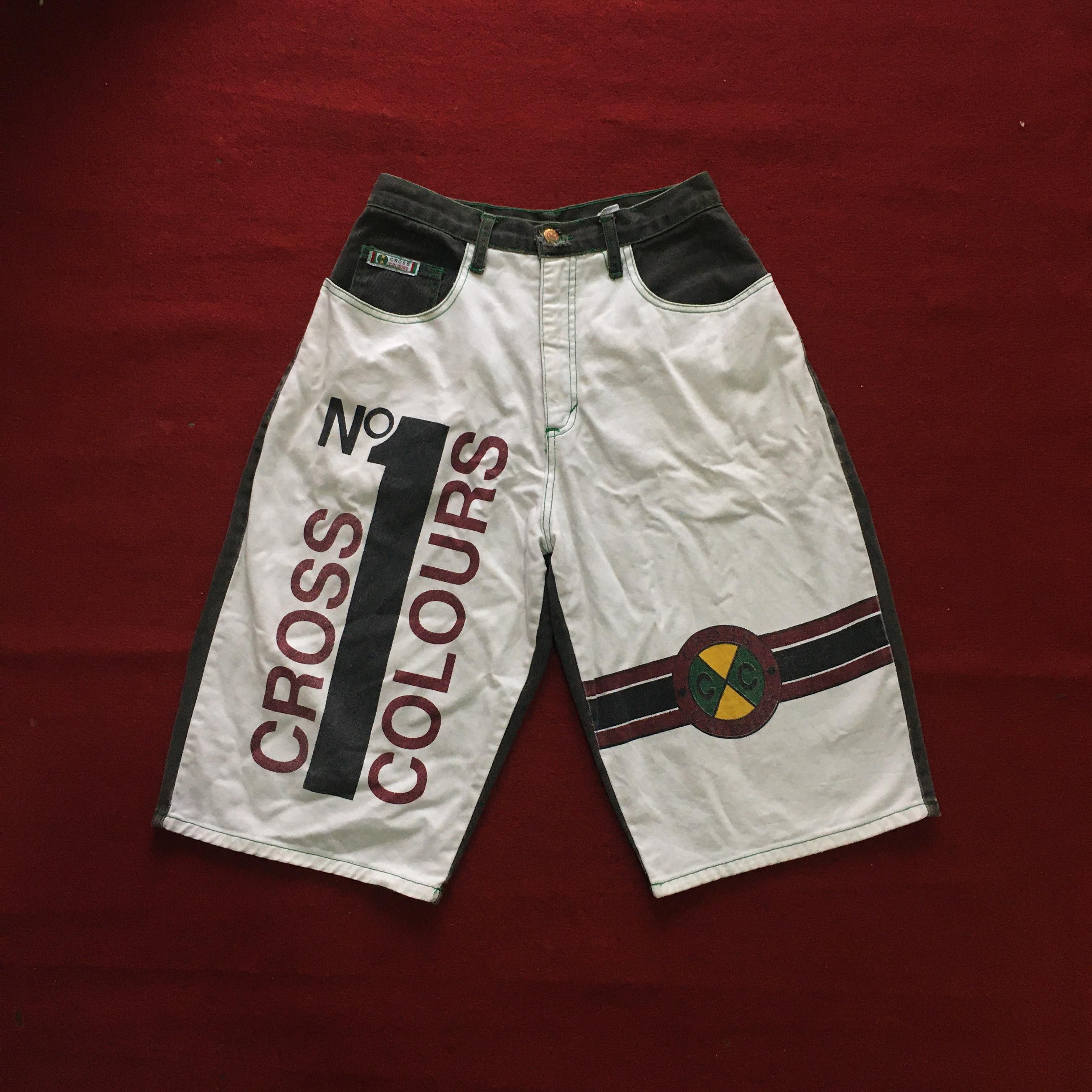 Cross Colours VINTAGE CROSS COLOURS JORTS Size US 30 / EU 46 - 1 Thumbnail