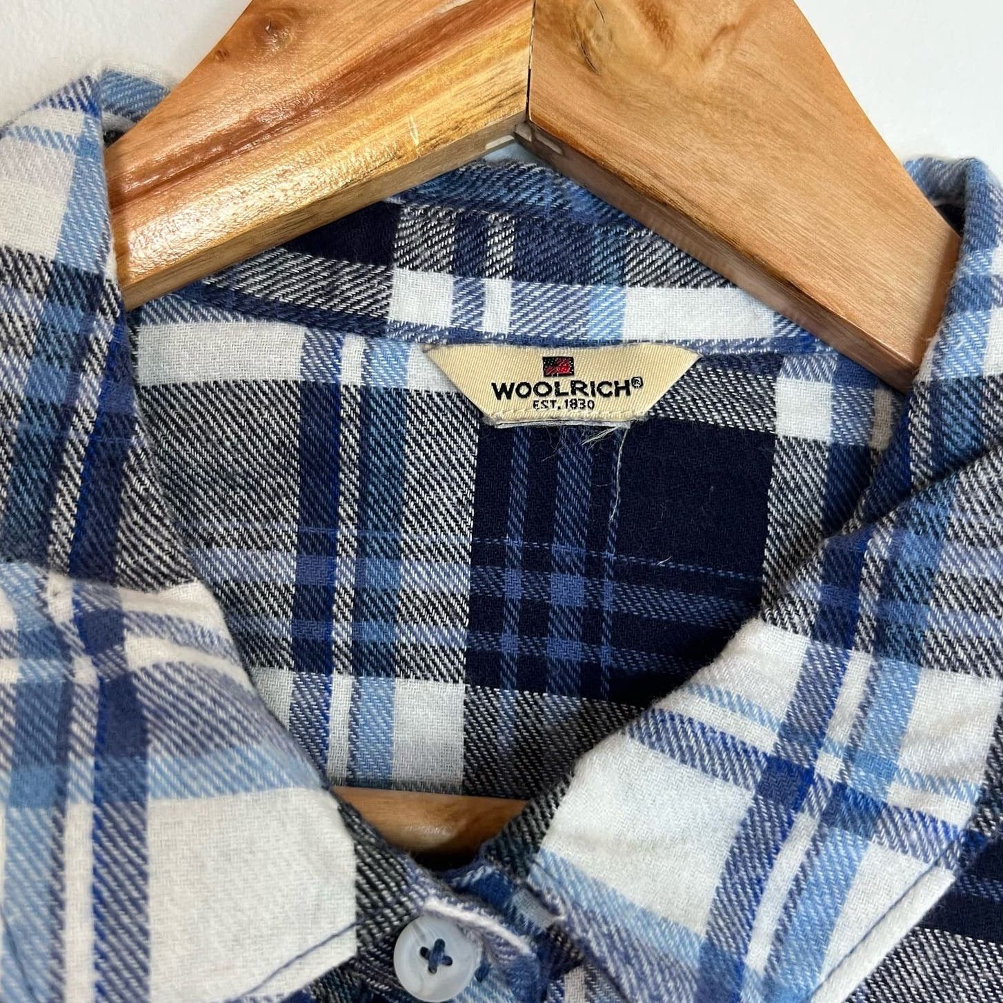 Woolrich Woolen Mills Woolrich Blue Plaid Button Up XXL Womens Plus Button Pocket Size XXL / US 16-18 / IT 52-54 - 4 Thumbnail