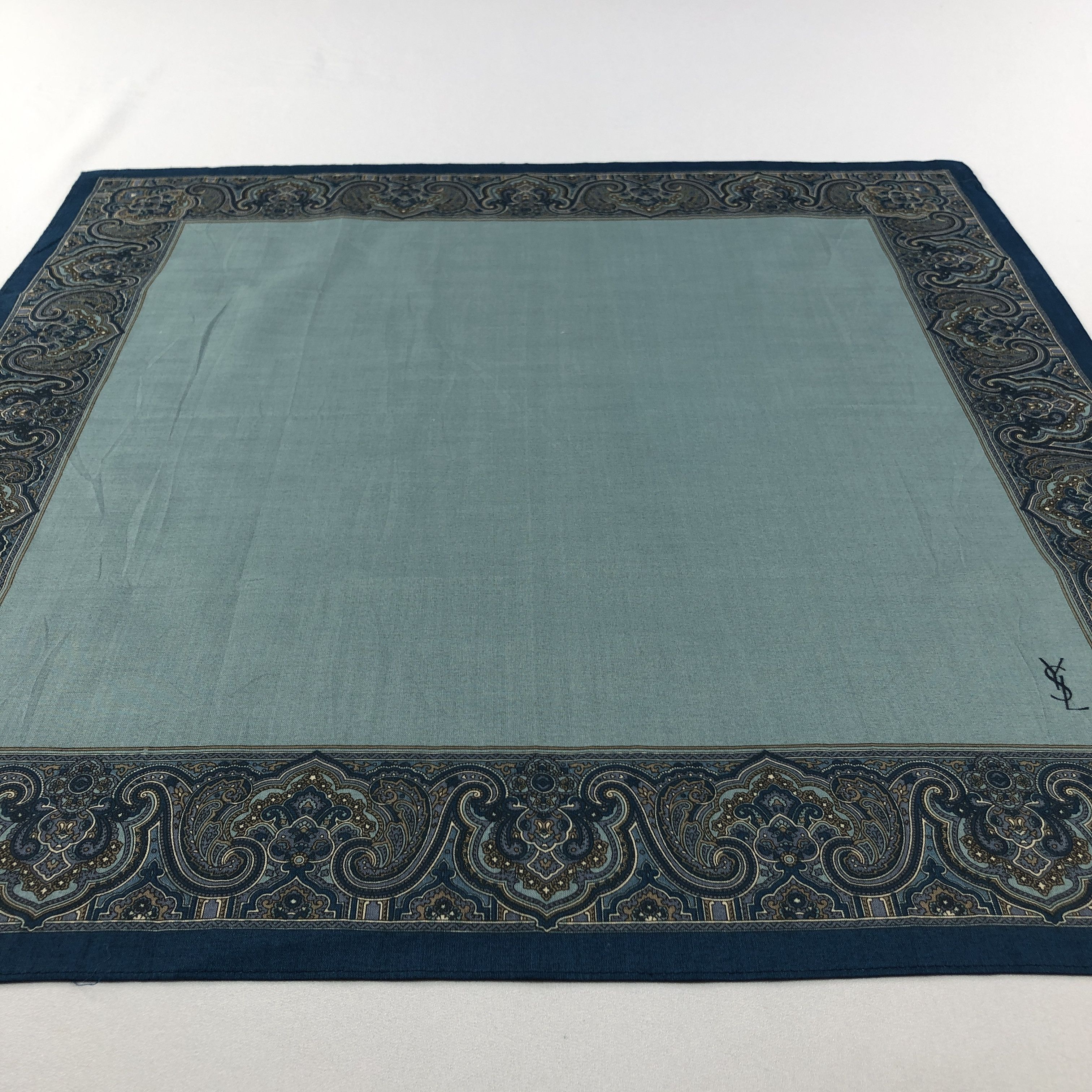 Yves Saint Laurent YSL Handkerchief Neckerchief Bandana H2923 Size ONE SIZE - 5 Thumbnail