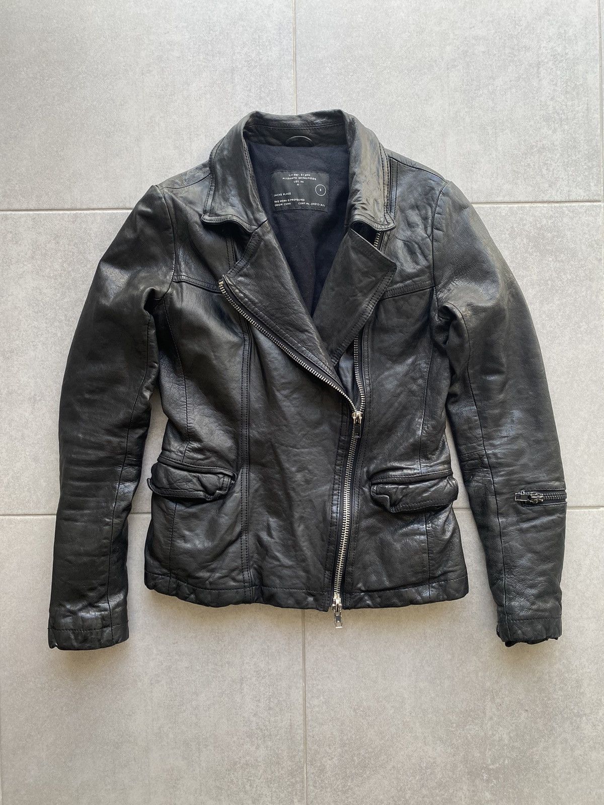 Allsaints Allsaints Leather Jacket Size S / US 4 / IT 40 - 2 Thumbnail