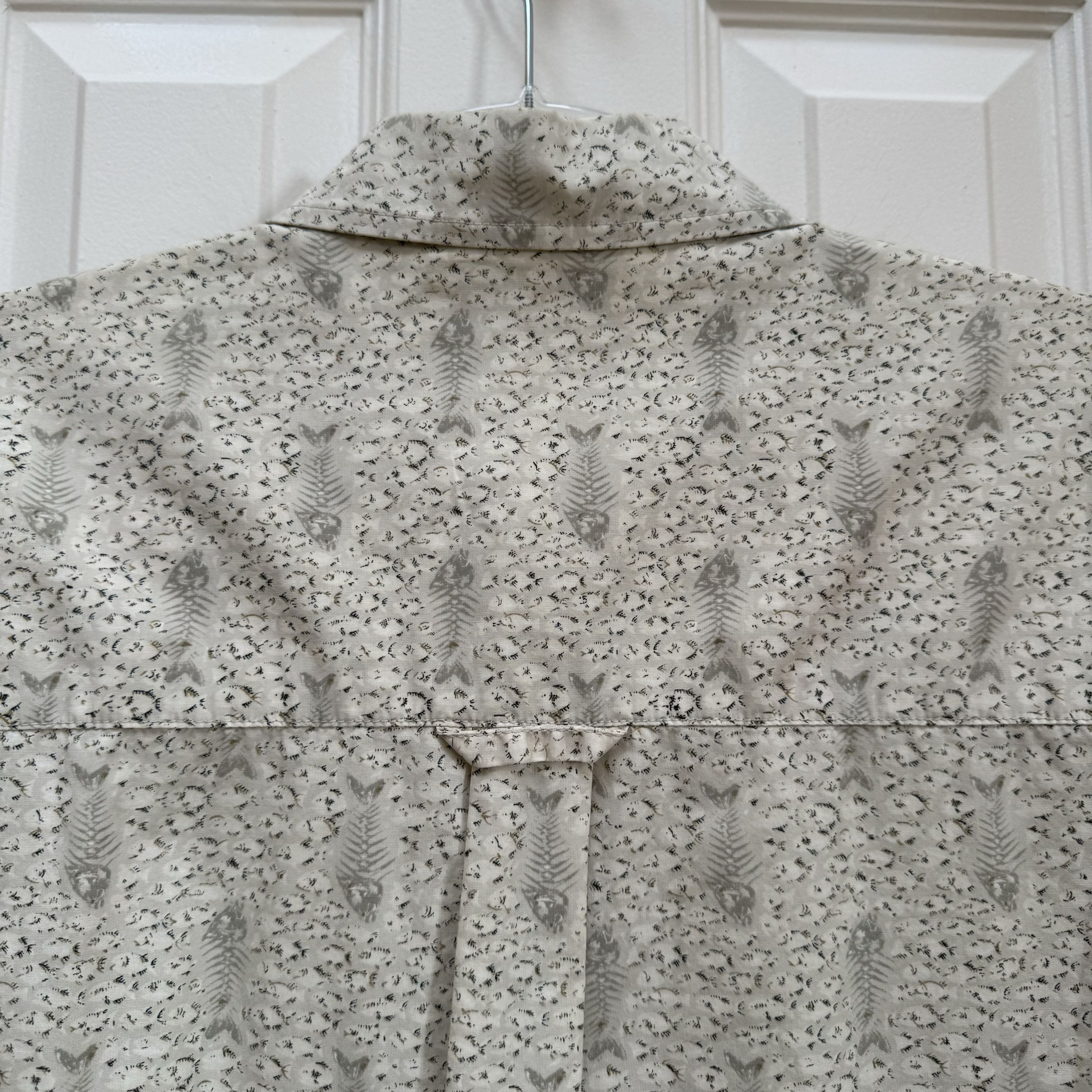 Columbia Vintage Columbia 2001 Button-Down Fish Skeleton Shirt Size US M / EU 48-50 / 2 - 8 Thumbnail