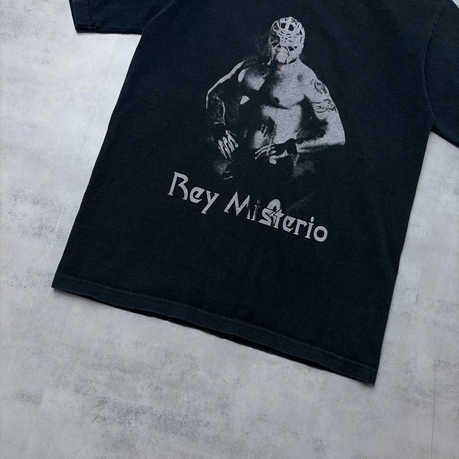Anvil Vintage 00’s Black Rey Misterio WWE Wrestling T-Shirt Size S / US 4 / IT 40 - 4 Thumbnail