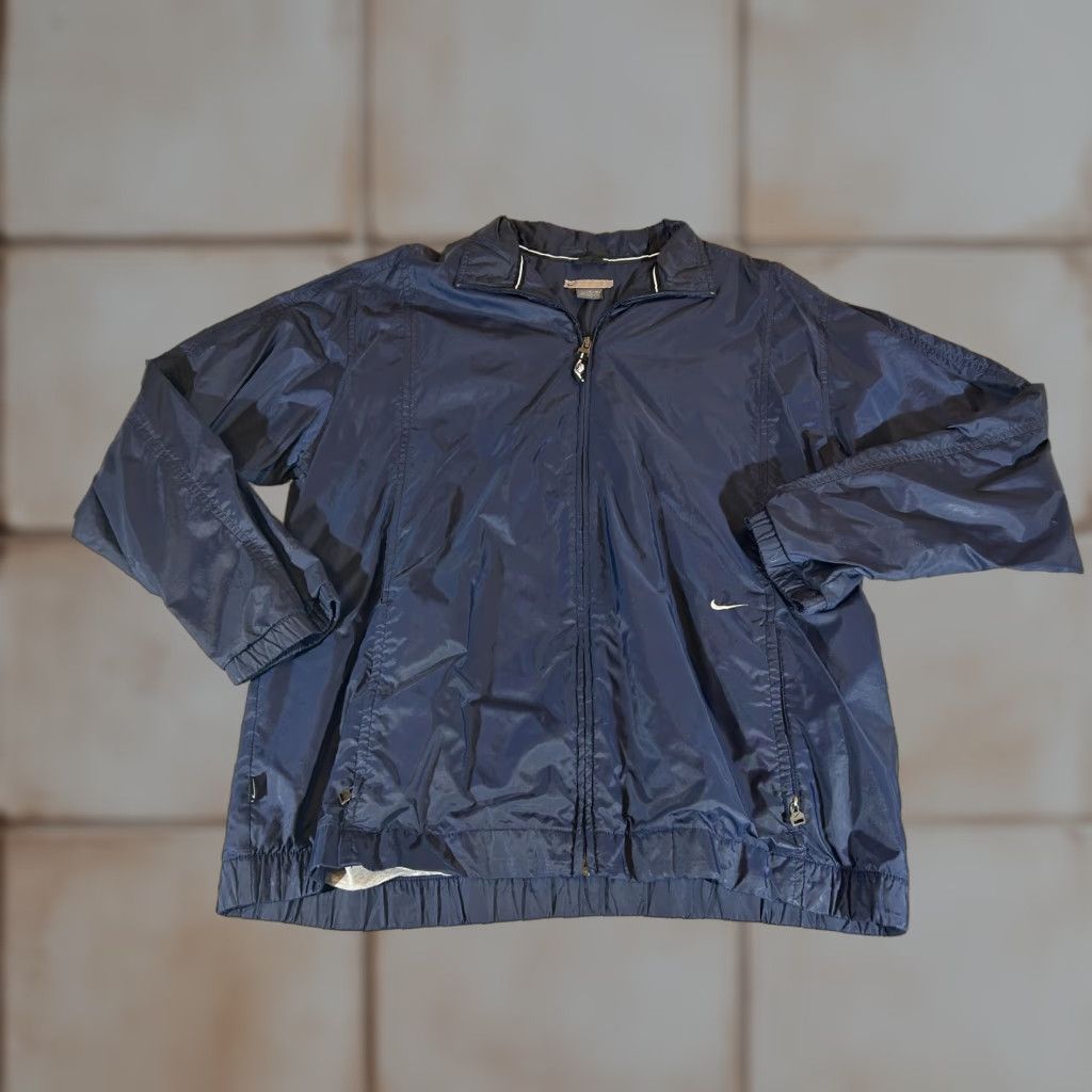 Nike Nike Jacket Mens XL Blue Track Windbreaker Zip Lightweight Vintage 90s Size US XL / EU 56 / 4 - 1 Thumbnail