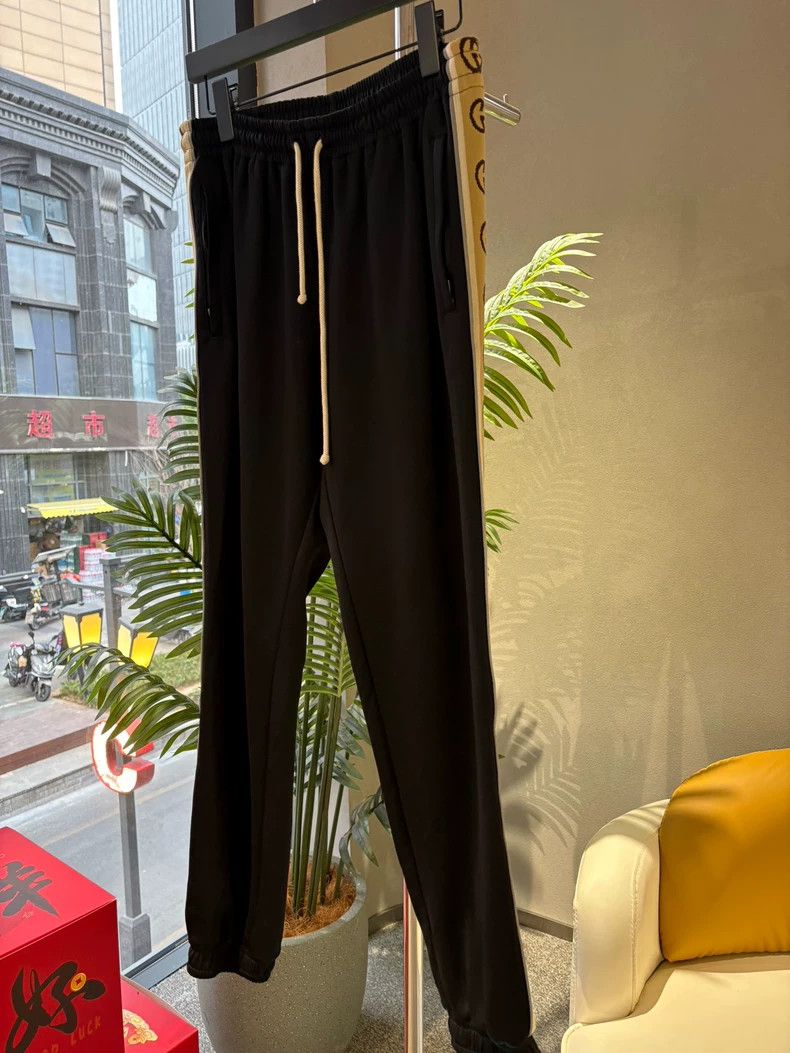 Gucci Gucci Size S Black reflective striped trousers size S 2502 Size US 28 / EU 44 - 3 Thumbnail