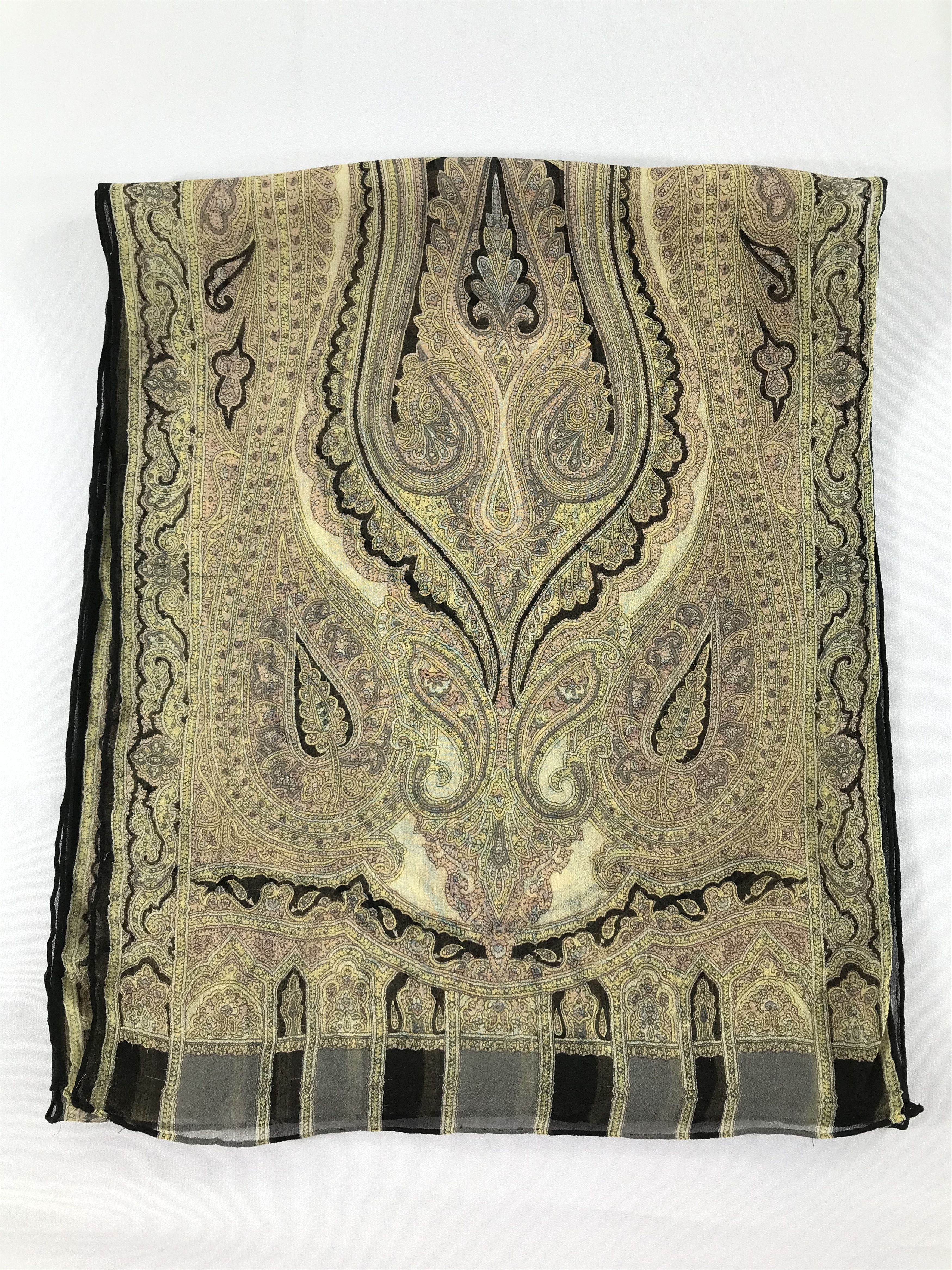 Vintage Vintage Silk Scarf Size ONE SIZE - 2 Thumbnail