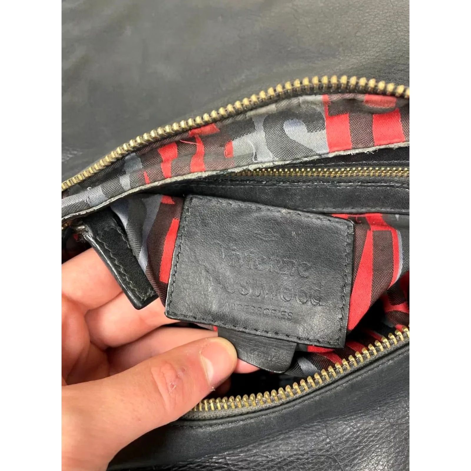 Vivienne Westwood Vivienne Westwood Shoulder Bag Black Leather Women's Logo Orb 18/28/7cm Vintage: No Size ONE SIZE - 5 Thumbnail