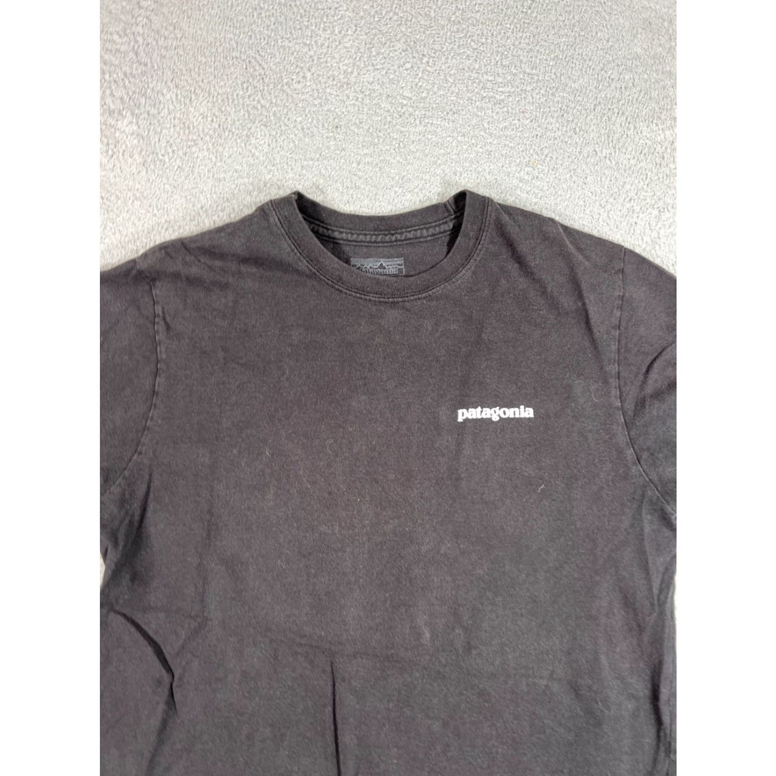 Patagonia Patagonia Mens XS Black Shirt Long Sleeve Organic Cotton Double-Sided T-Shirt 38933 Size US XS / EU 42 / 0 - 2 Thumbnail