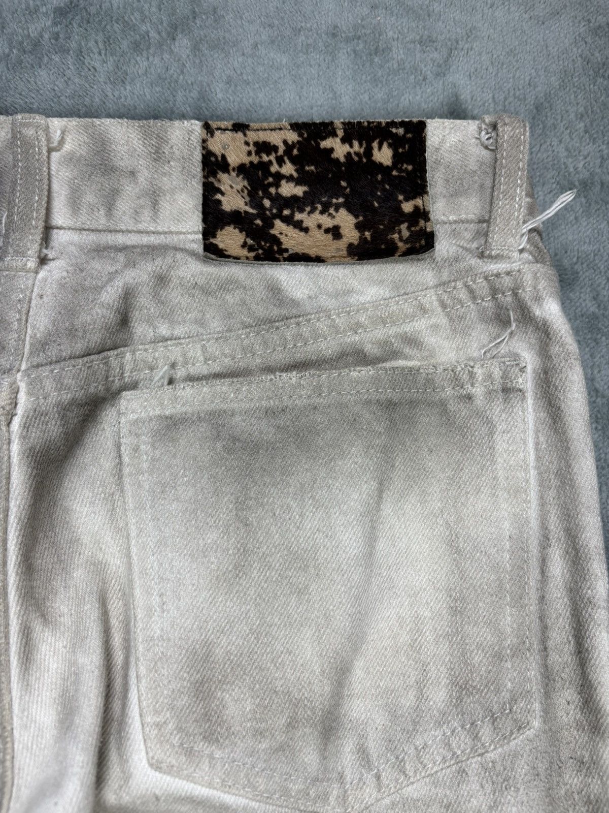 Le Grande Bleu (L.G.B.) Shellac Flared Pants. S0227 Size US 29 - 9 Thumbnail
