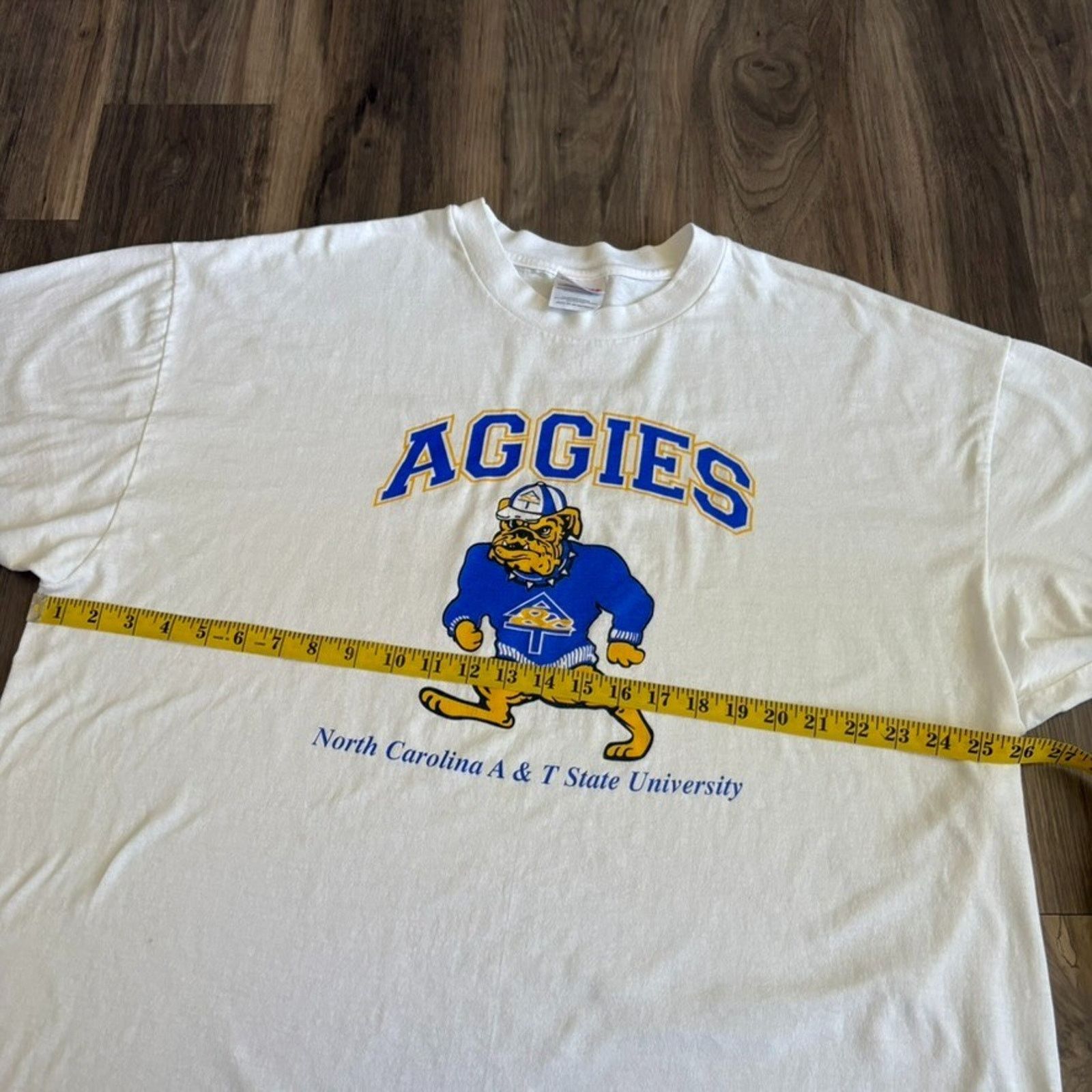 Vintage Vintage NC A&T HBCU T-Shirt Men's Size 2XL White STEM Size US XXL / EU 58 / 5 - 4 Thumbnail