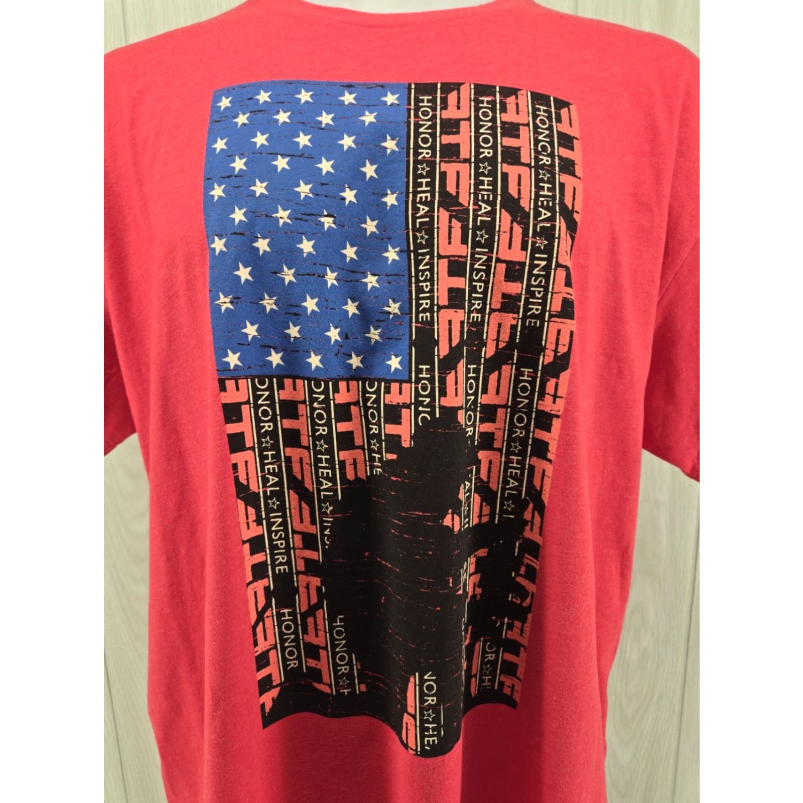 Next Level VINTAGE Red Friday Remember Everyone Deployed T-Shirt 2XL Men Graphic Print Crew Neck Short Sleeve Preshrunk Cotton Next Level Gildan Heavy Cotton Size US XXL / EU 58 / 5 - 3 Thumbnail