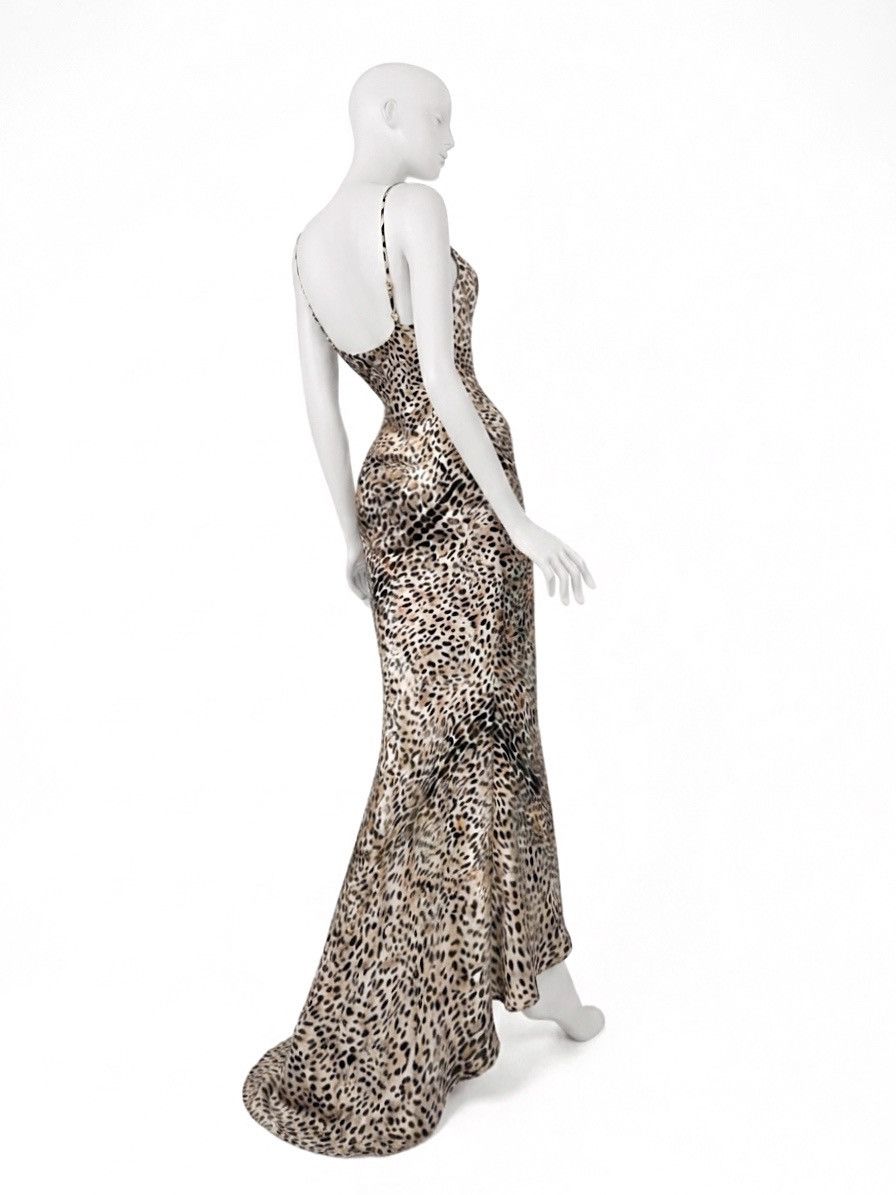 Roberto Cavalli Roberto Cavalli runway S/S2001 leopard silk gown Size S / US 4 / IT 40 - 1 Thumbnail