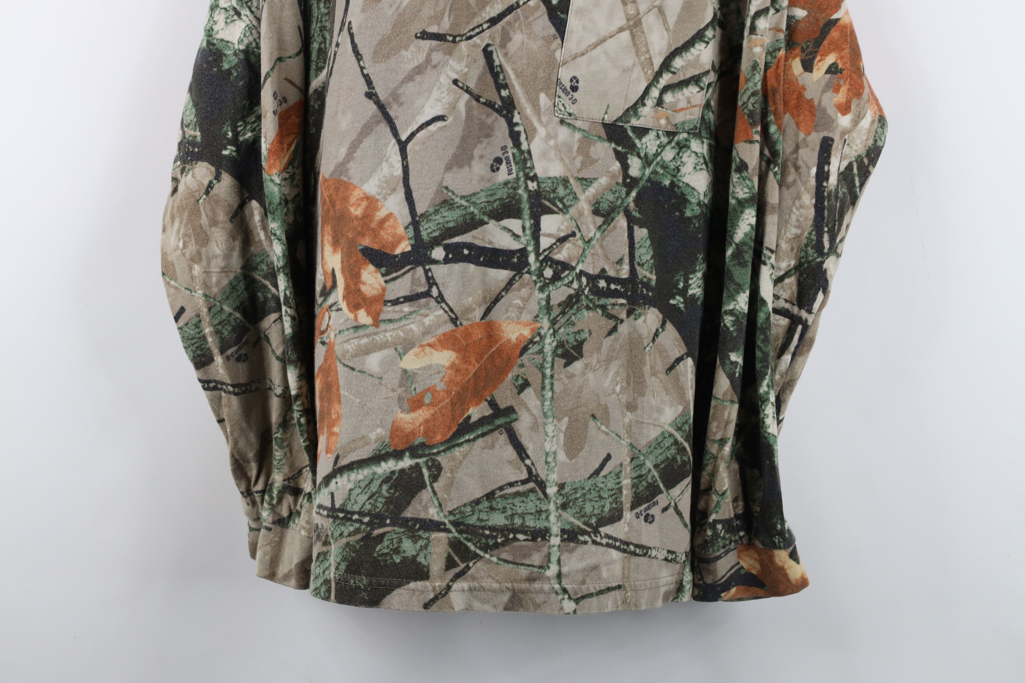 Vintage Vintage 90s Y2K Streetwear Camouflage Long Sleeve T-Shirt Size US XXL / EU 58 / 5 - 3 Thumbnail