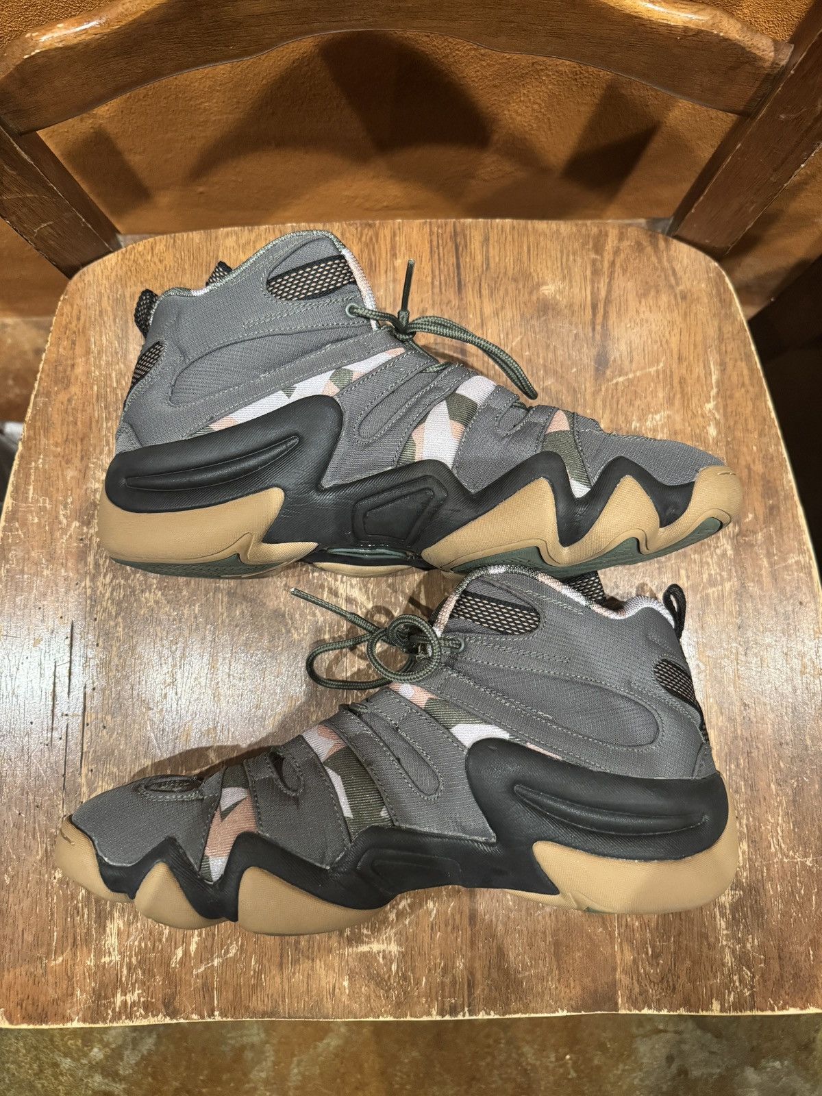 Adidas RARE Adidas Crazy 8 CAMO Size US 10.5 / EU 43-44 - 4 Thumbnail