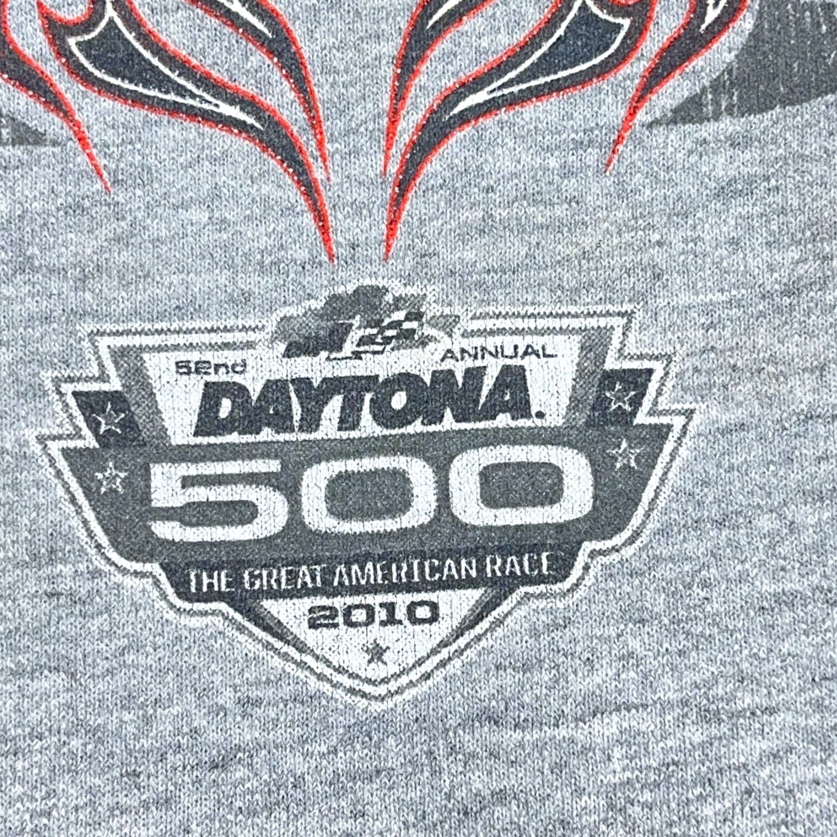 Gildan VINTAGE Daytona 500 Sweatshirt Men XL Gray Crewneck Gildan Logo 90s Retro Classic Nascar Tattoo Pullover Knit Sweatshirt Size US XL / EU 56 / 4 - 6 Thumbnail