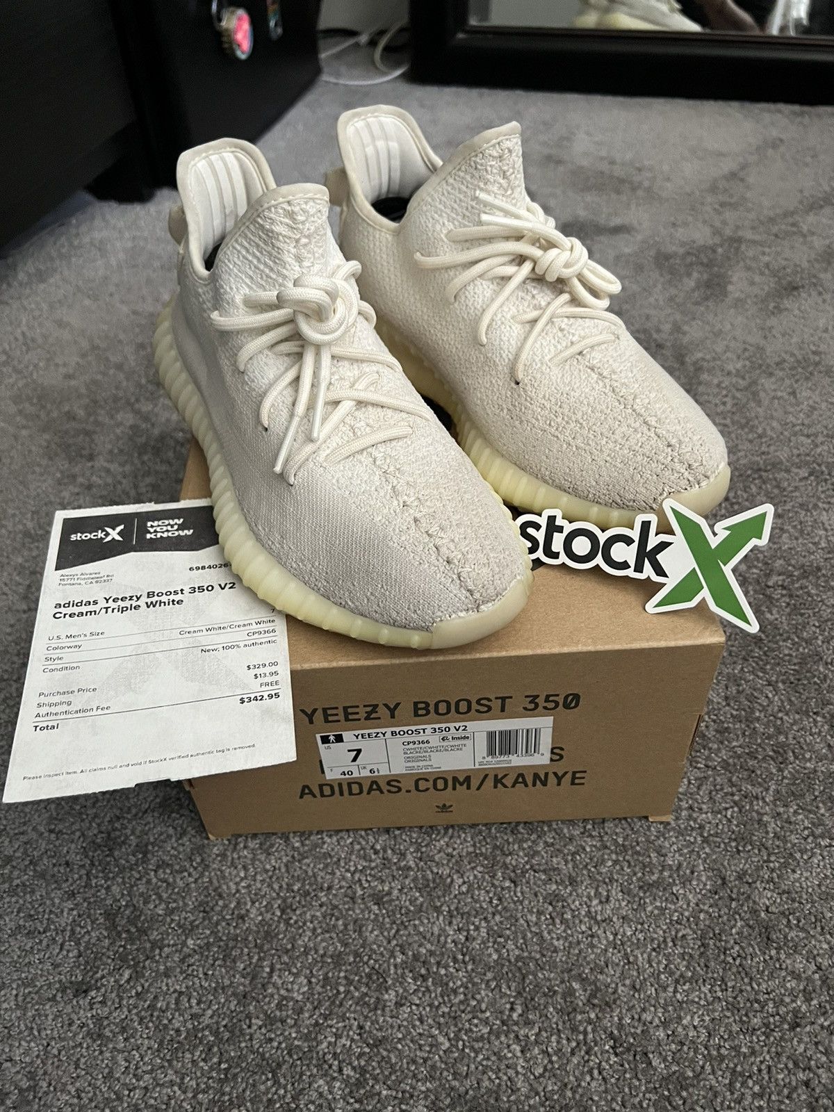 Adidas Yeezy Boost 350 V2 Triple White