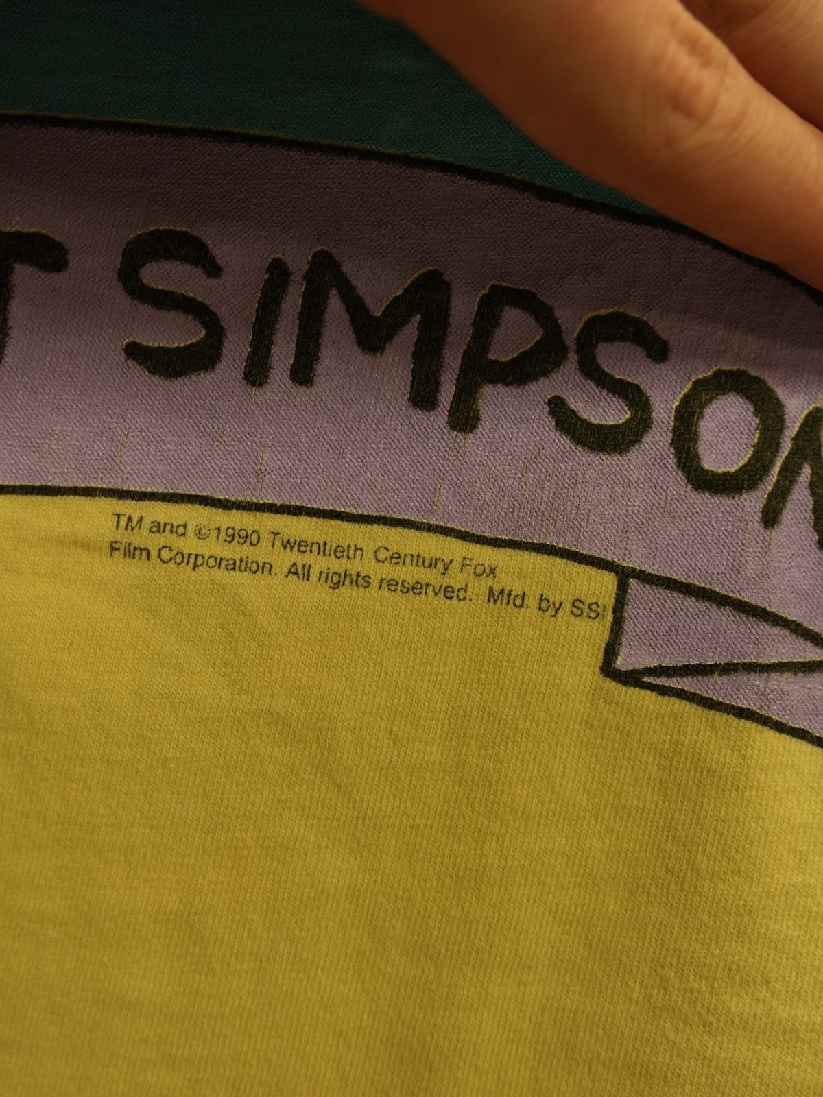 The Simpsons × Vintage Vintage 1990 Bart Simpson Tee Size US XL / EU 56 / 4 - 4 Thumbnail