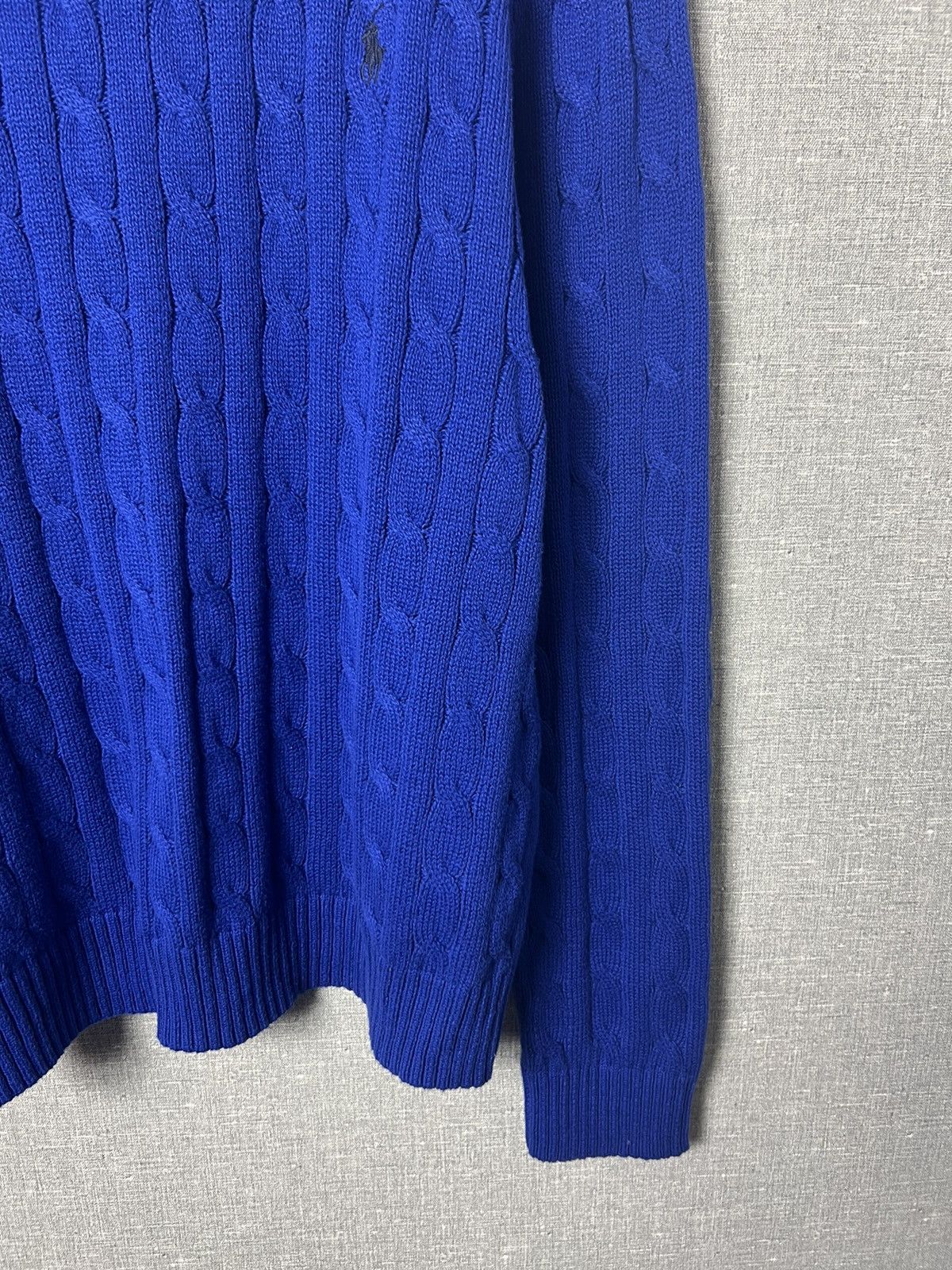 Polo Ralph Lauren The Iconic Cable Polo Ralph Lauren Crew Knitted Sweater Size US XXL / EU 58 / 5 - 6 Thumbnail