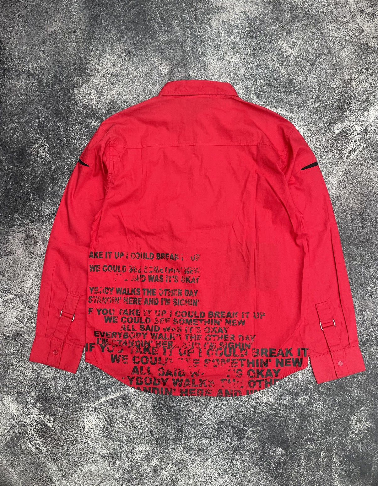 If Six Was Nine Slash number English letter print shirt Cross Punk Style Size US L / EU 52-54 / 3 - 7 Thumbnail