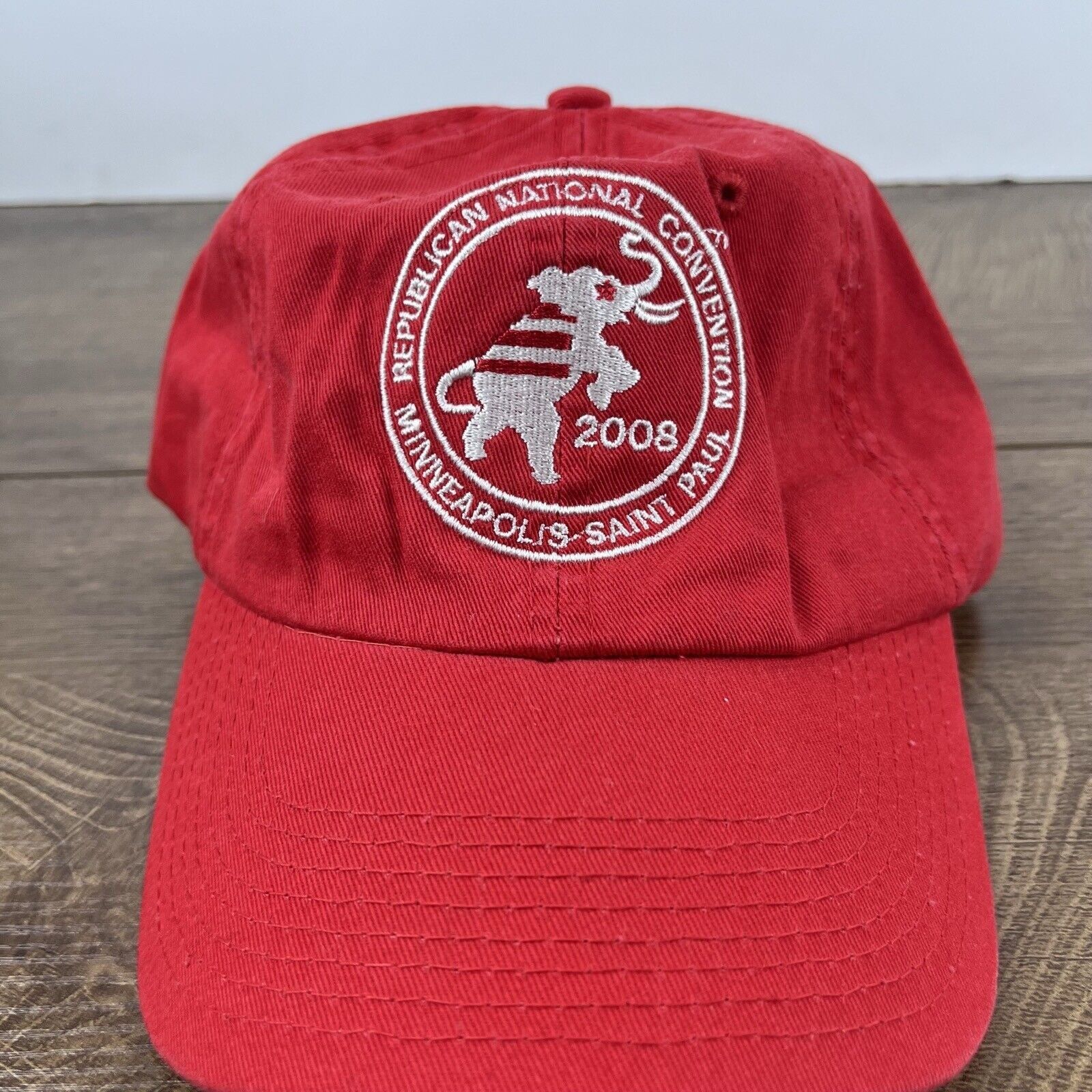 Other Republican National Convention Hat Red Cap Adjustable Hat Re Size ONE SIZE - 4 Thumbnail