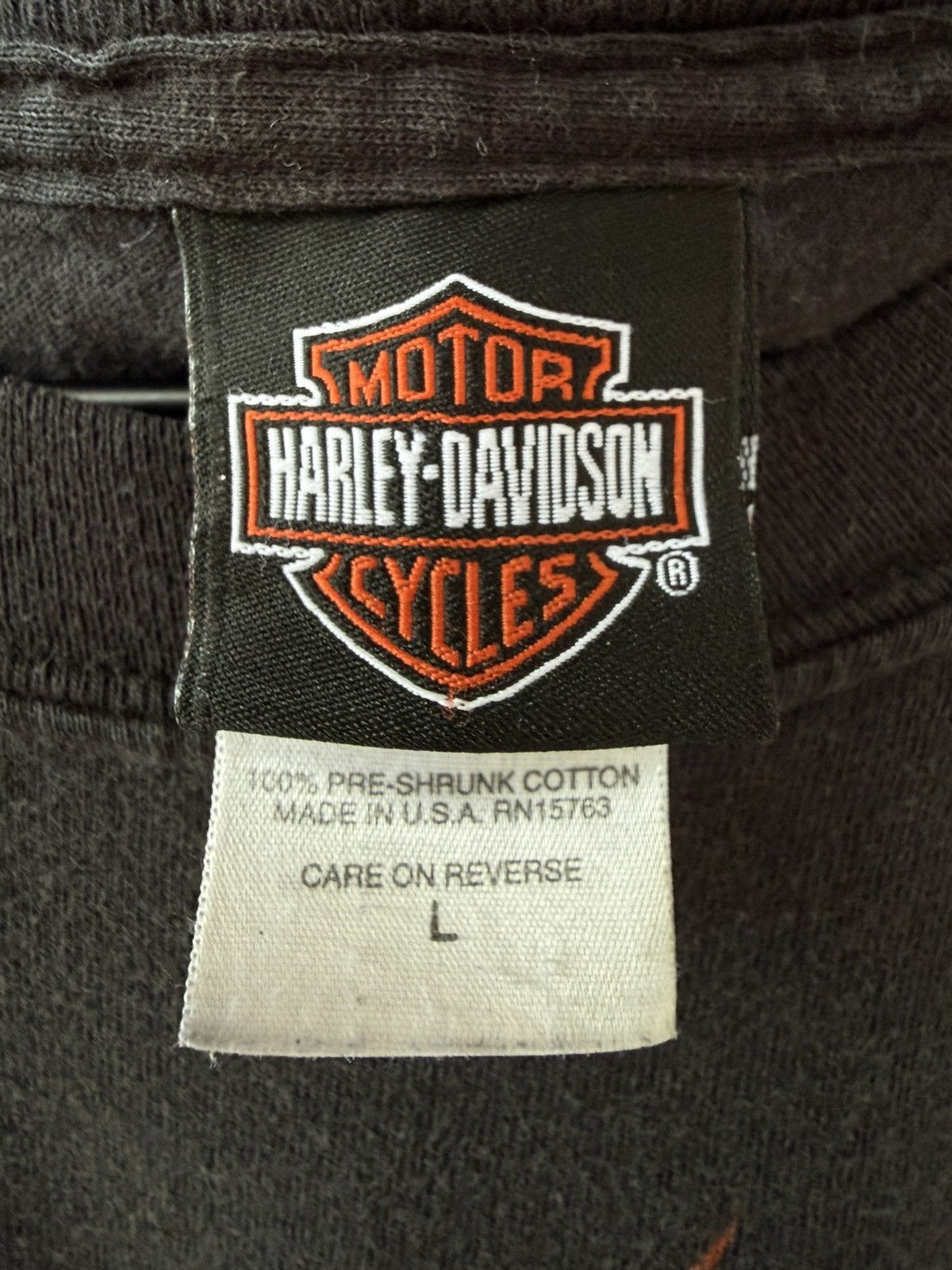 Harley Davidson Vintage 2000 Harley Davidson Flames Longsleeve Size US L / EU 52-54 / 3 - 4 Thumbnail