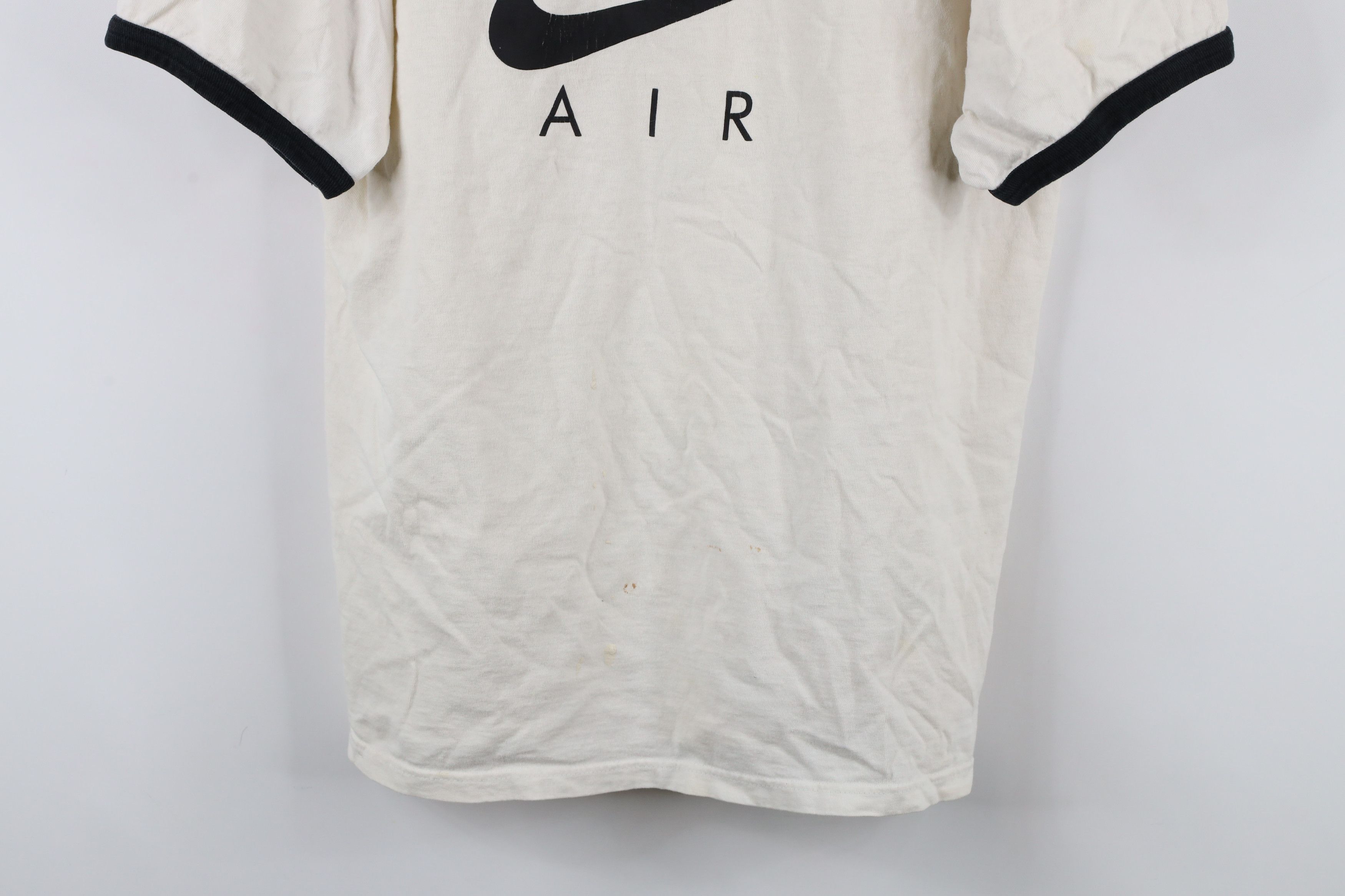 Nike × Vintage Vintage Nike Air Travis Scott Big Swoosh Ringer T-Shirt Size US M / EU 48-50 / 2 - 3 Thumbnail