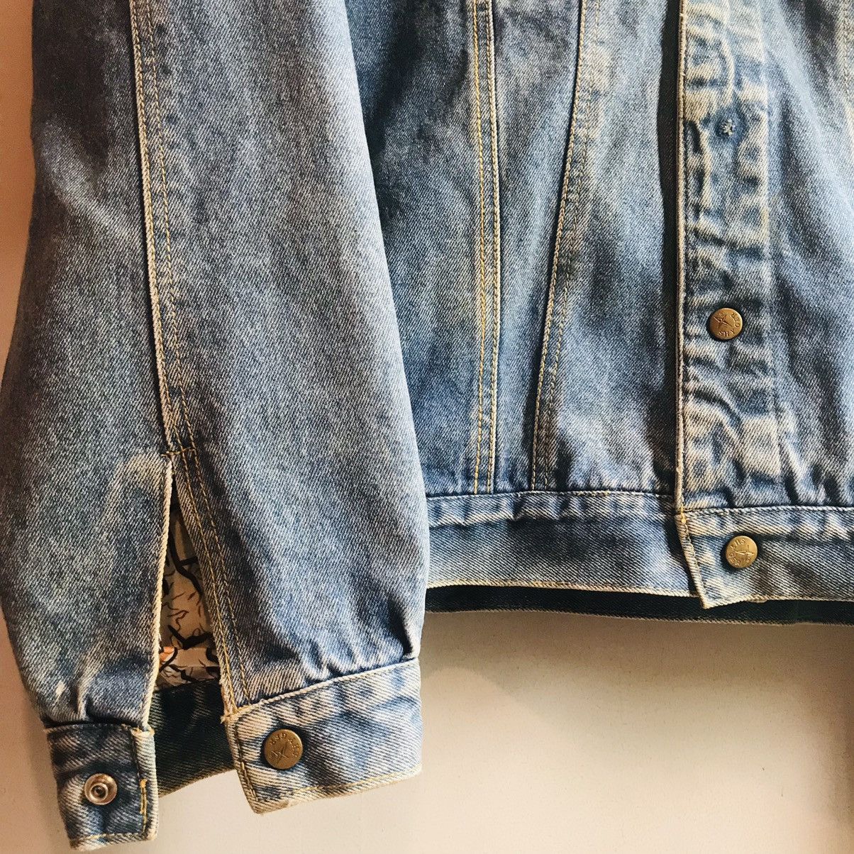 Seditionaries × Vintage Vintage Velour Collar Denim Jacket Size US M / EU 48-50 / 2 - 4 Thumbnail