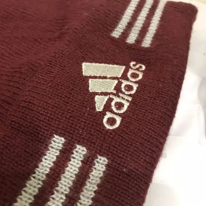Adidas × Vintage Adidas Big Logo Beanie Hat Size ONE SIZE - 5 Thumbnail