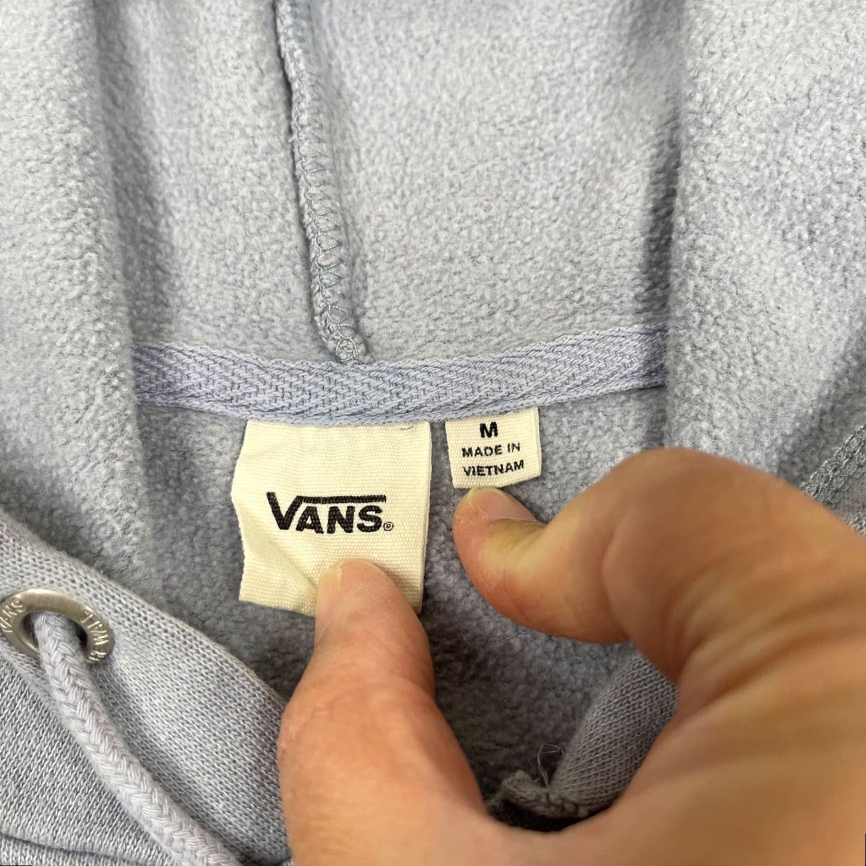 Vans Vans Hoodie WOMEN'S Size M Blue Pullover Hooded Sweatshirt CROPPED Skateboarding Size M / US 6-8 / IT 42-44 - 2 Thumbnail