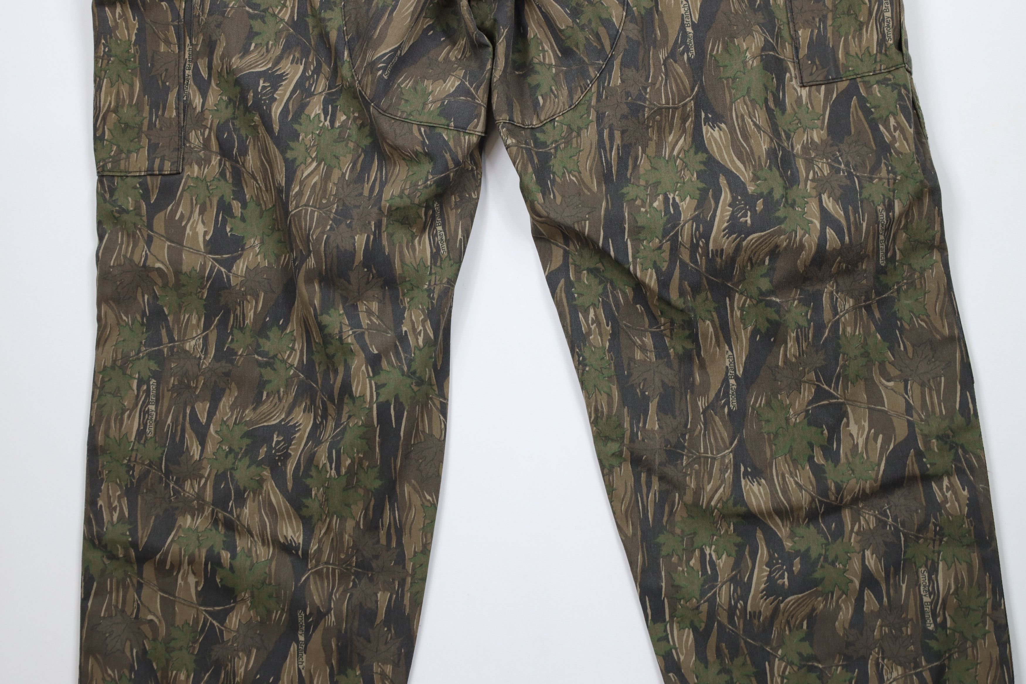 Vintage Vintage 90s Smokey Camouflage Wide Leg Cargo Pants USA Size US 40 / EU 56 - 12 Thumbnail