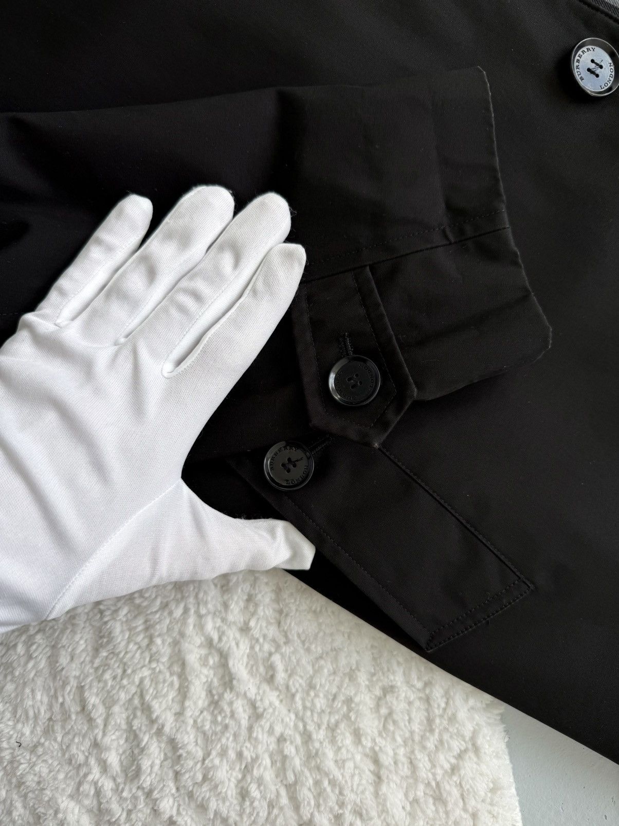 Burberry Burberry Coat Black Cotton Mens Mac Coat Jacket Size US M / EU 48-50 / 2 - 9 Thumbnail