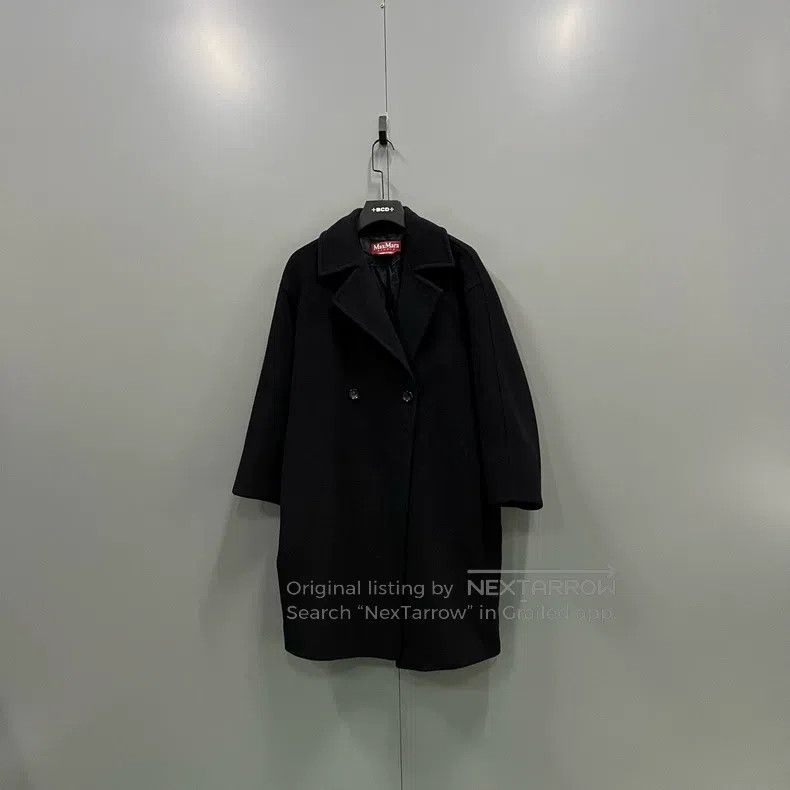 Max Mara Max Mara Black Coat Size S / US 4 / IT 40 - 1 Thumbnail