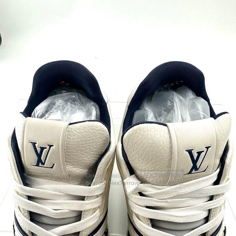 Louis Vuitton Louis Vuitton Trainer Navy Blue Board Shoes Size US 8.5 / EU 41-42 - 3 Thumbnail