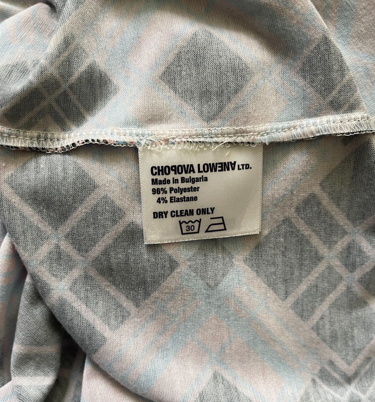 Chopova Lowena Chopova Lovena Multicolored Patterned Polo Size US L / EU 52-54 / 3 - 3 Thumbnail